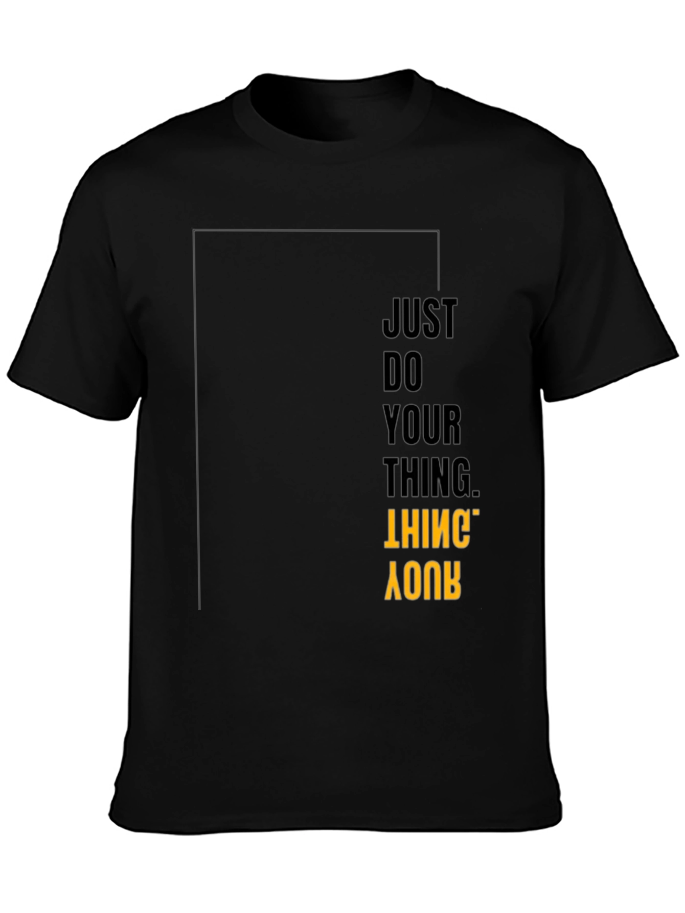 Just Do Your Thing Graphic Tee - Black