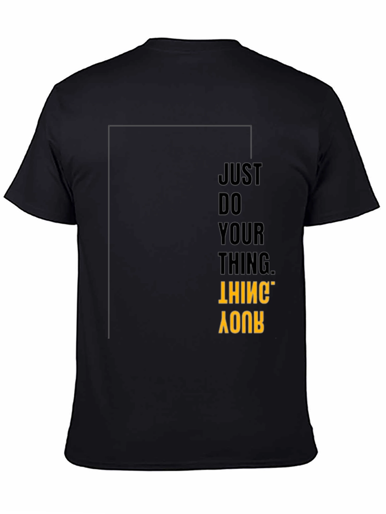 Just Do Your Thing Graphic Tee - Black