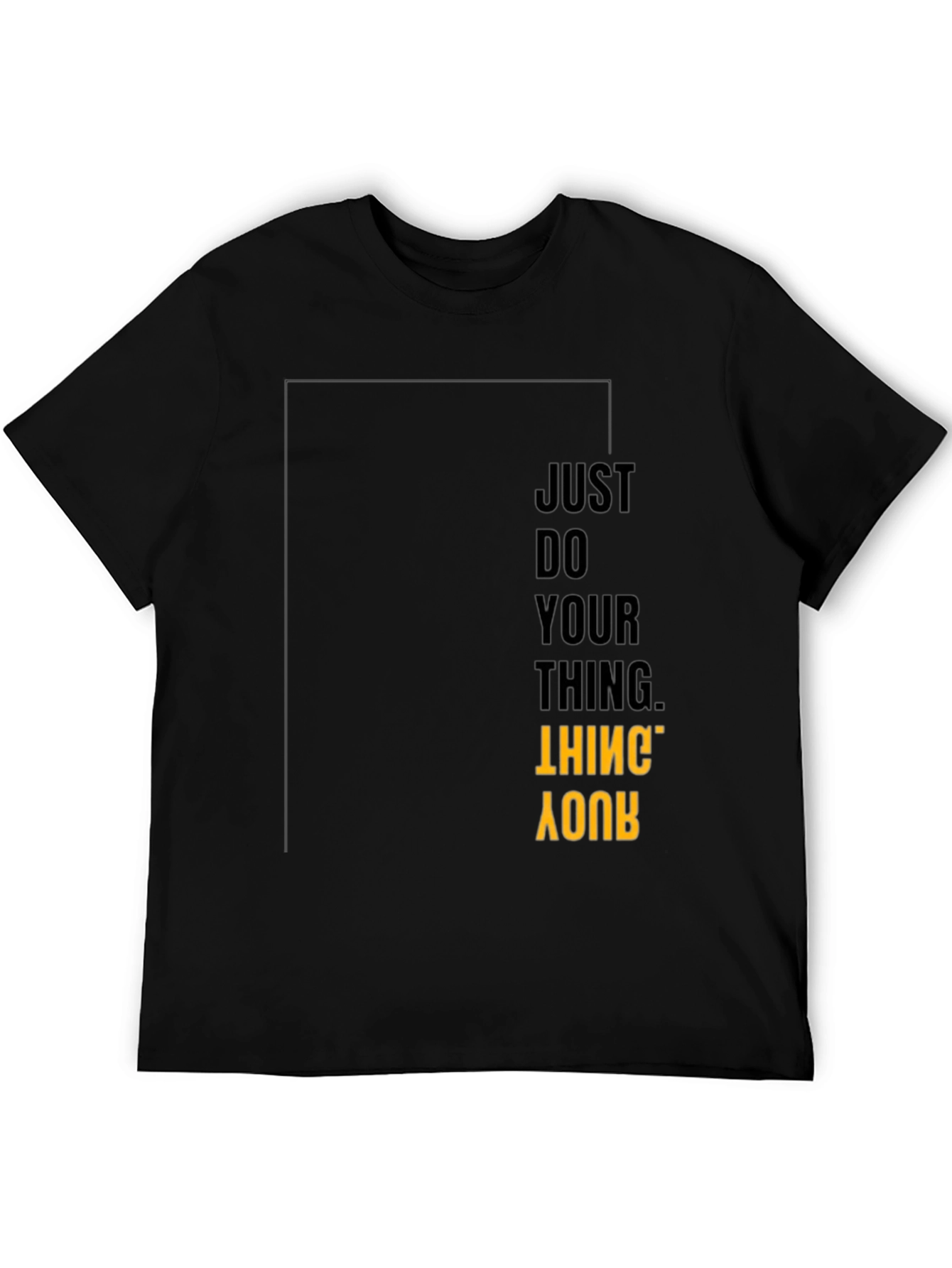 Just Do Your Thing Graphic Tee - Black