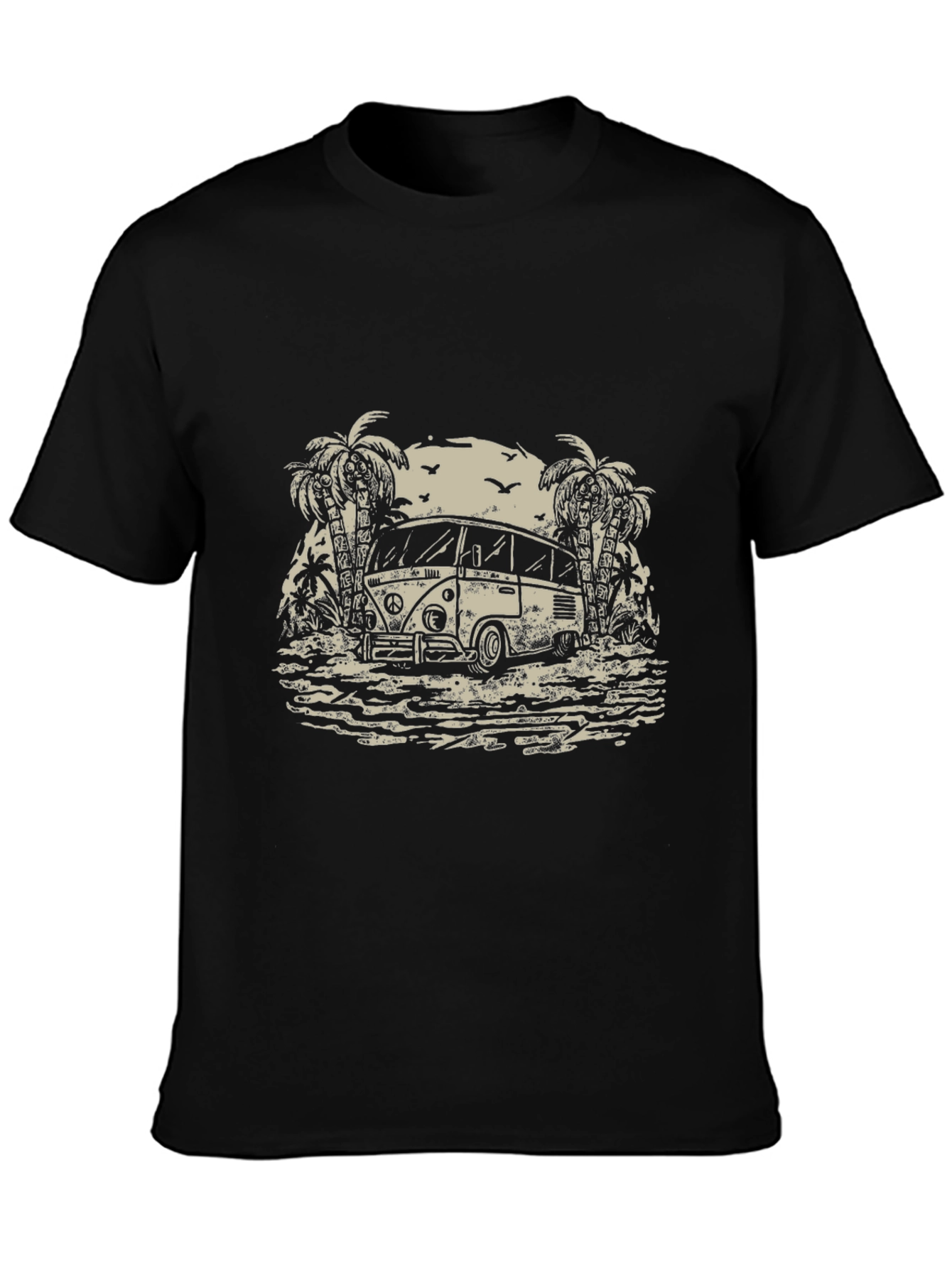 Retro Beach Van T-Shirt - Island Vibes