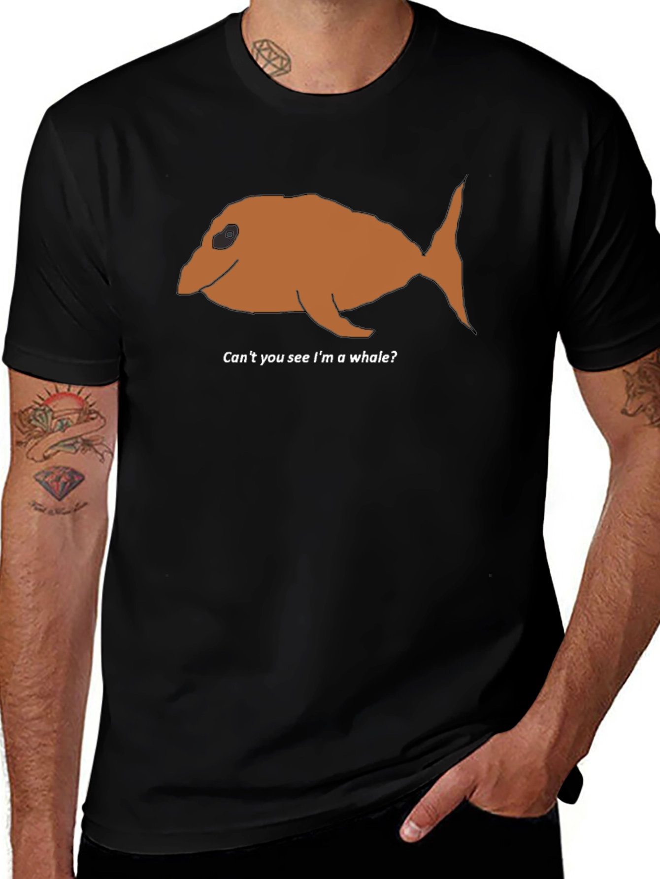 Funny Cant You See Im A Whale? T-Shirt