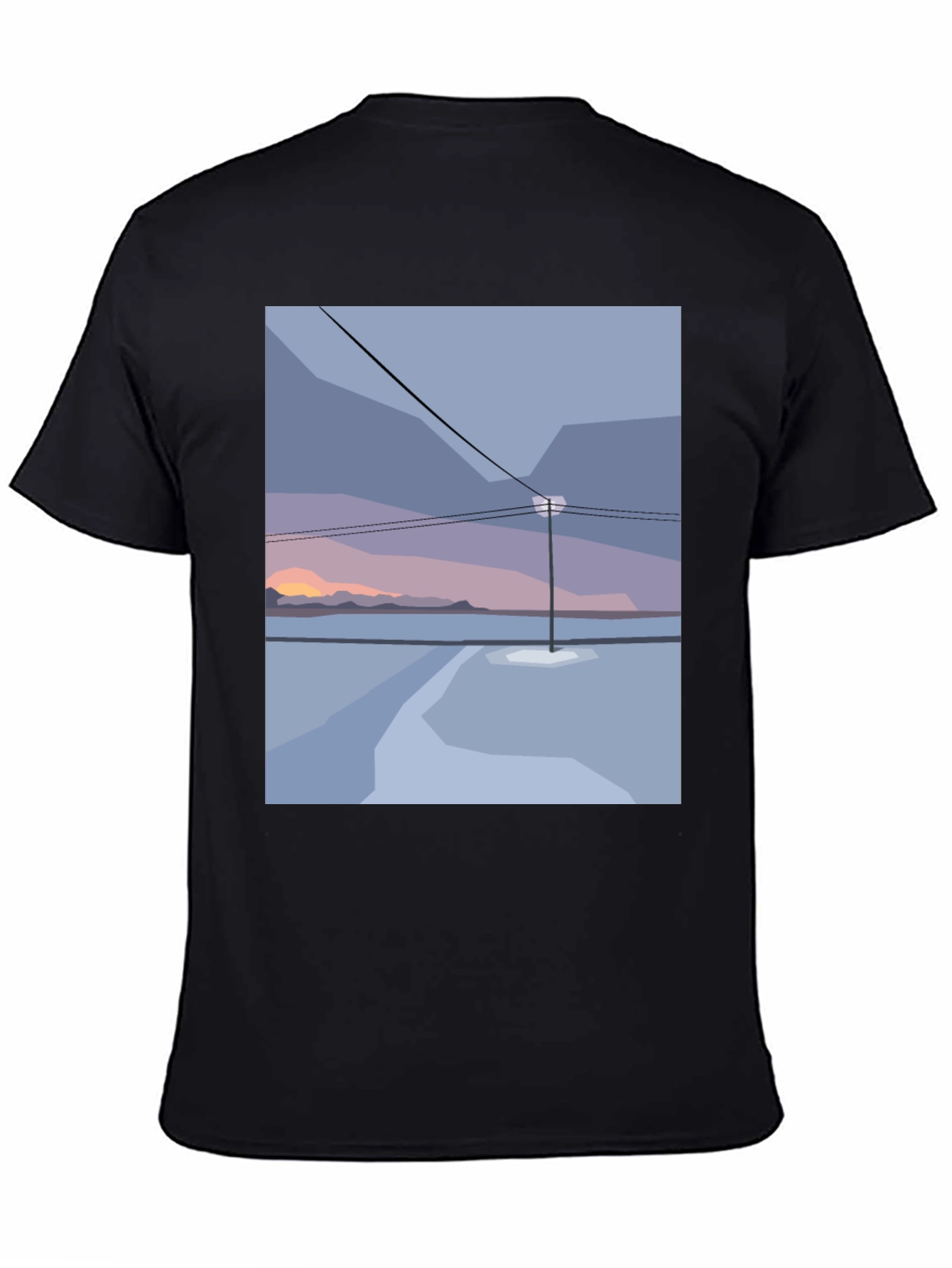 Minimalist Sunset Graphic Tee
