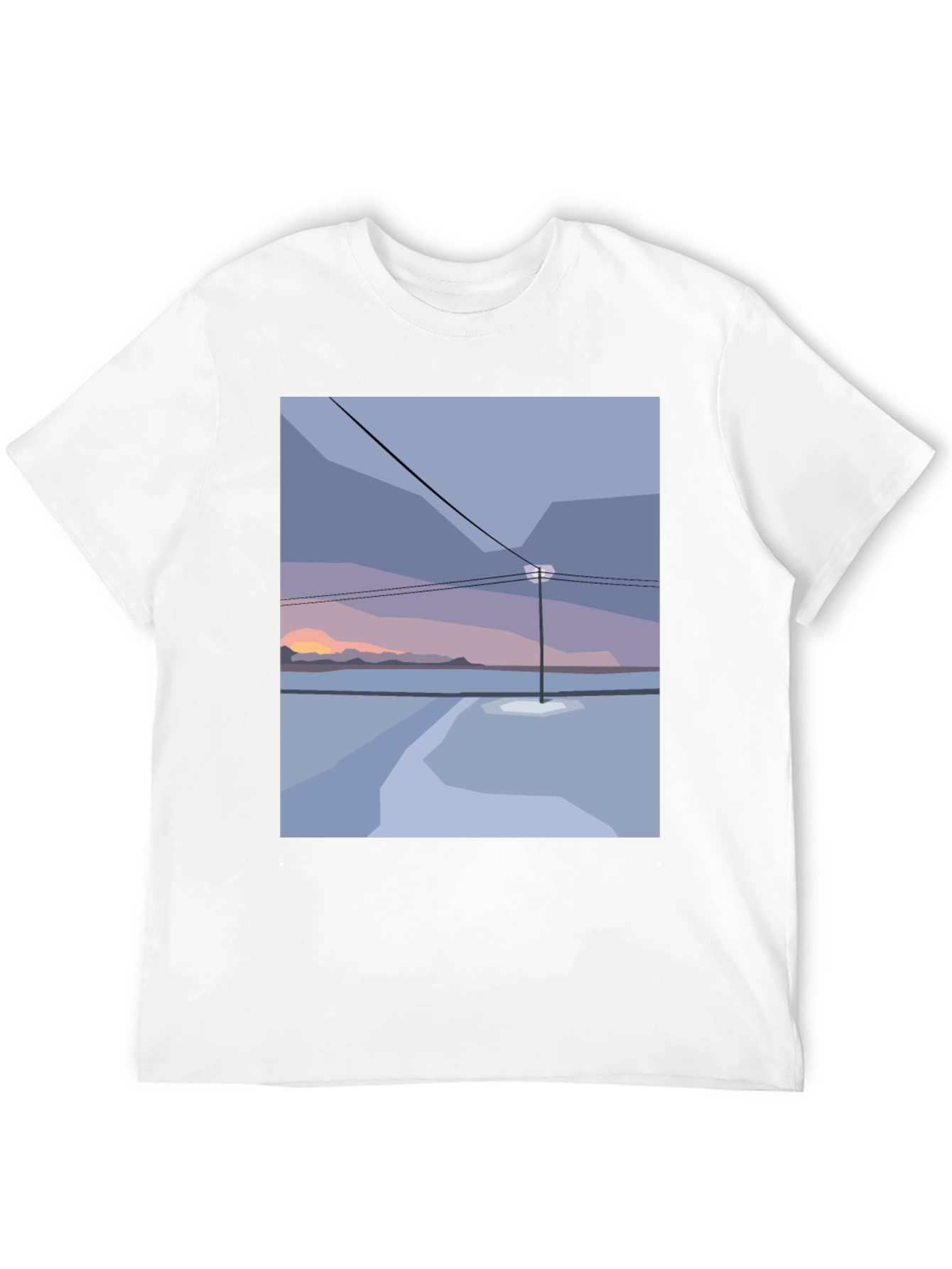Minimalist Sunset Graphic Tee