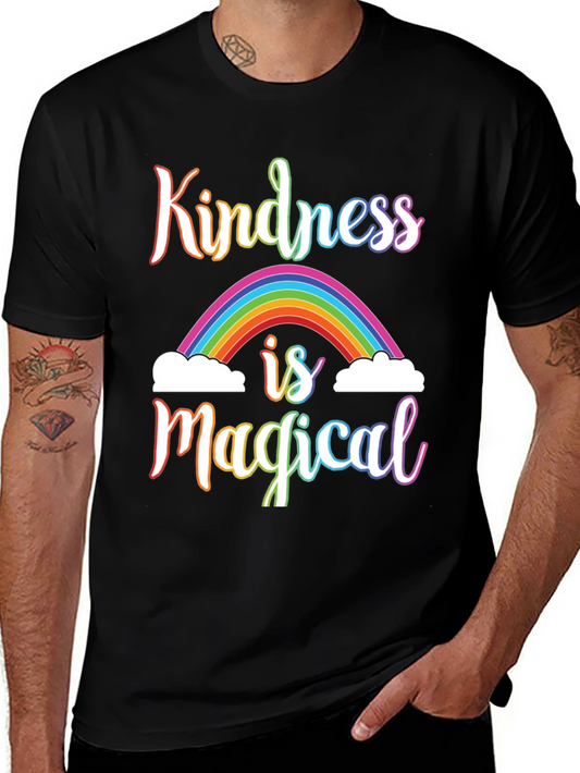 Kindness is Magical Rainbow Graphic Tee