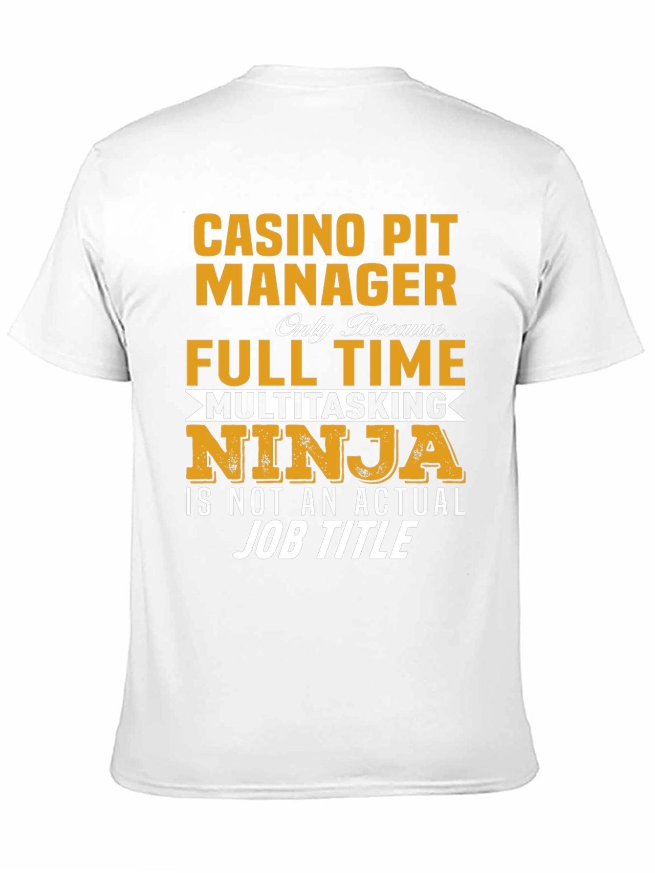 Casino Pit Manager T-Shirt