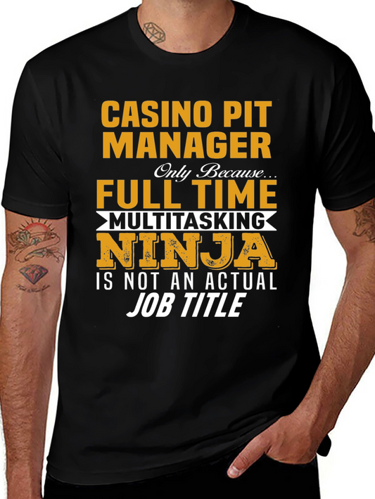 Casino Pit Manager T-Shirt
