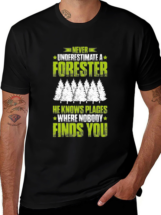 Forester Graphic T-Shirt - Humor Outdoorsman Tee