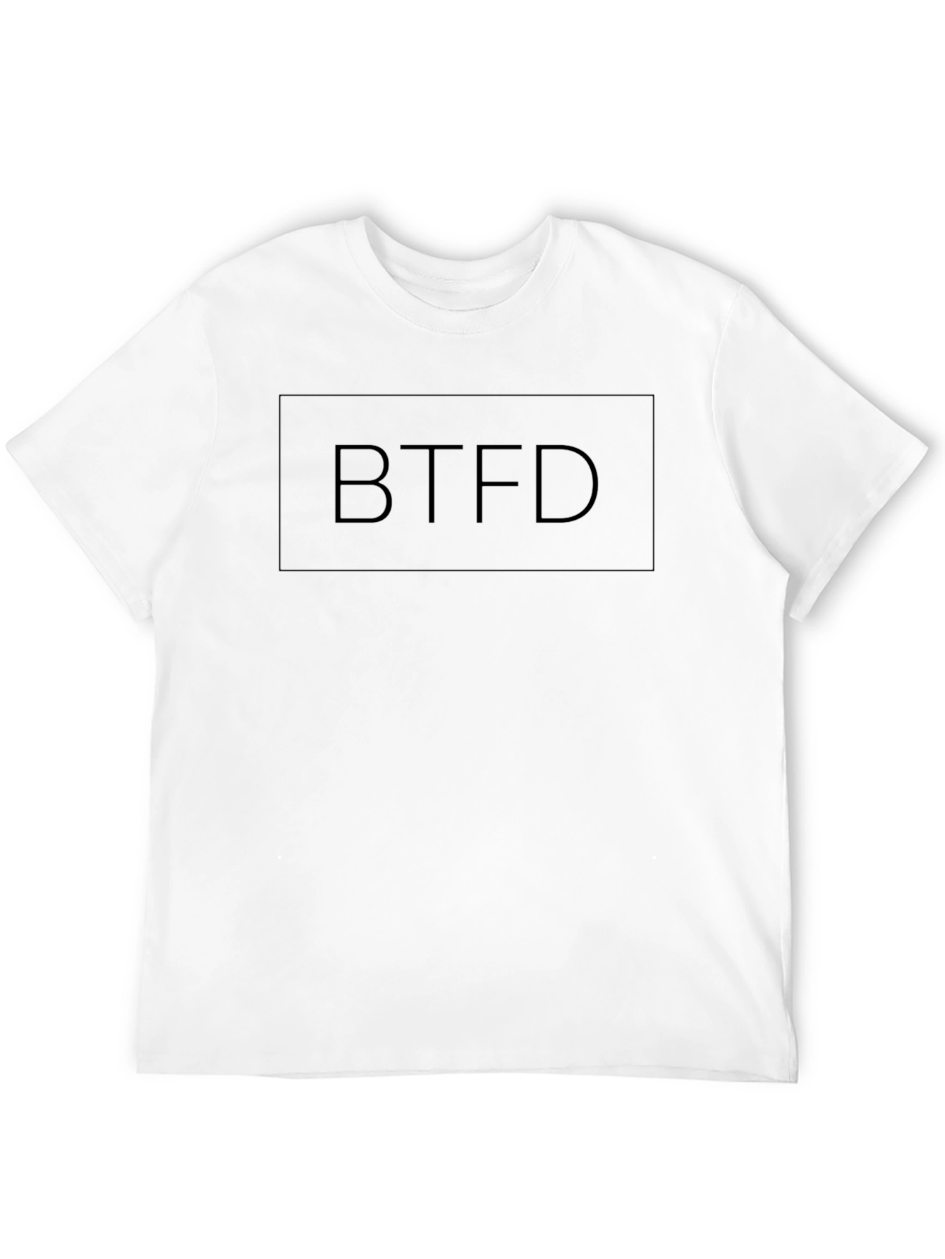 BTFD Black T-Shirt: Bold Minimalist Style
