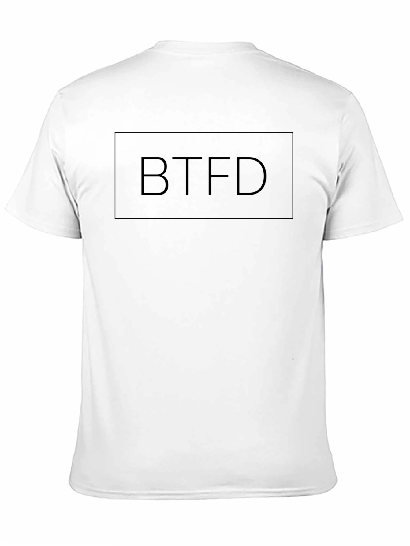 BTFD Black T-Shirt: Bold Minimalist Style