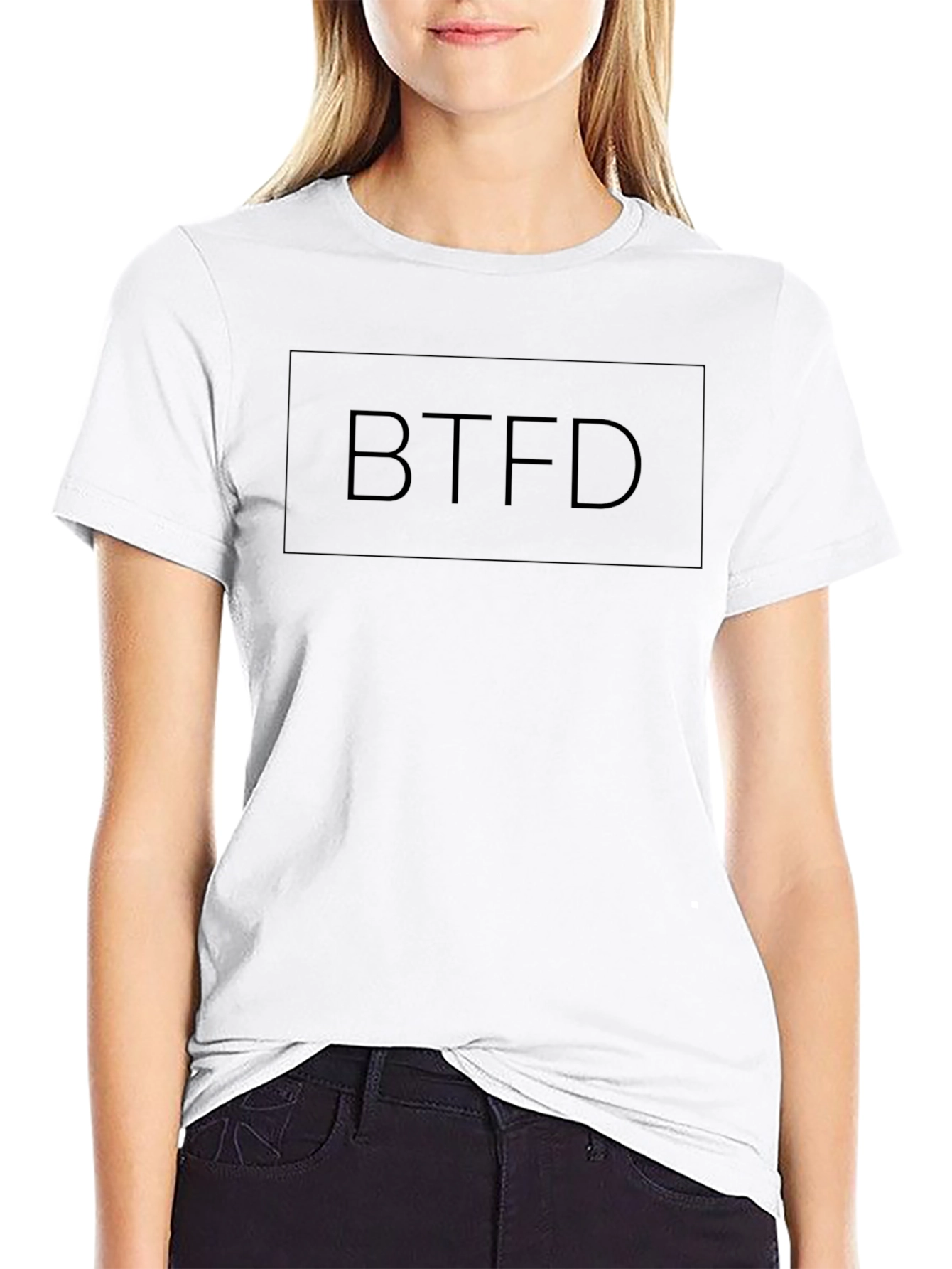 BTFD Black T-Shirt: Bold Minimalist Style
