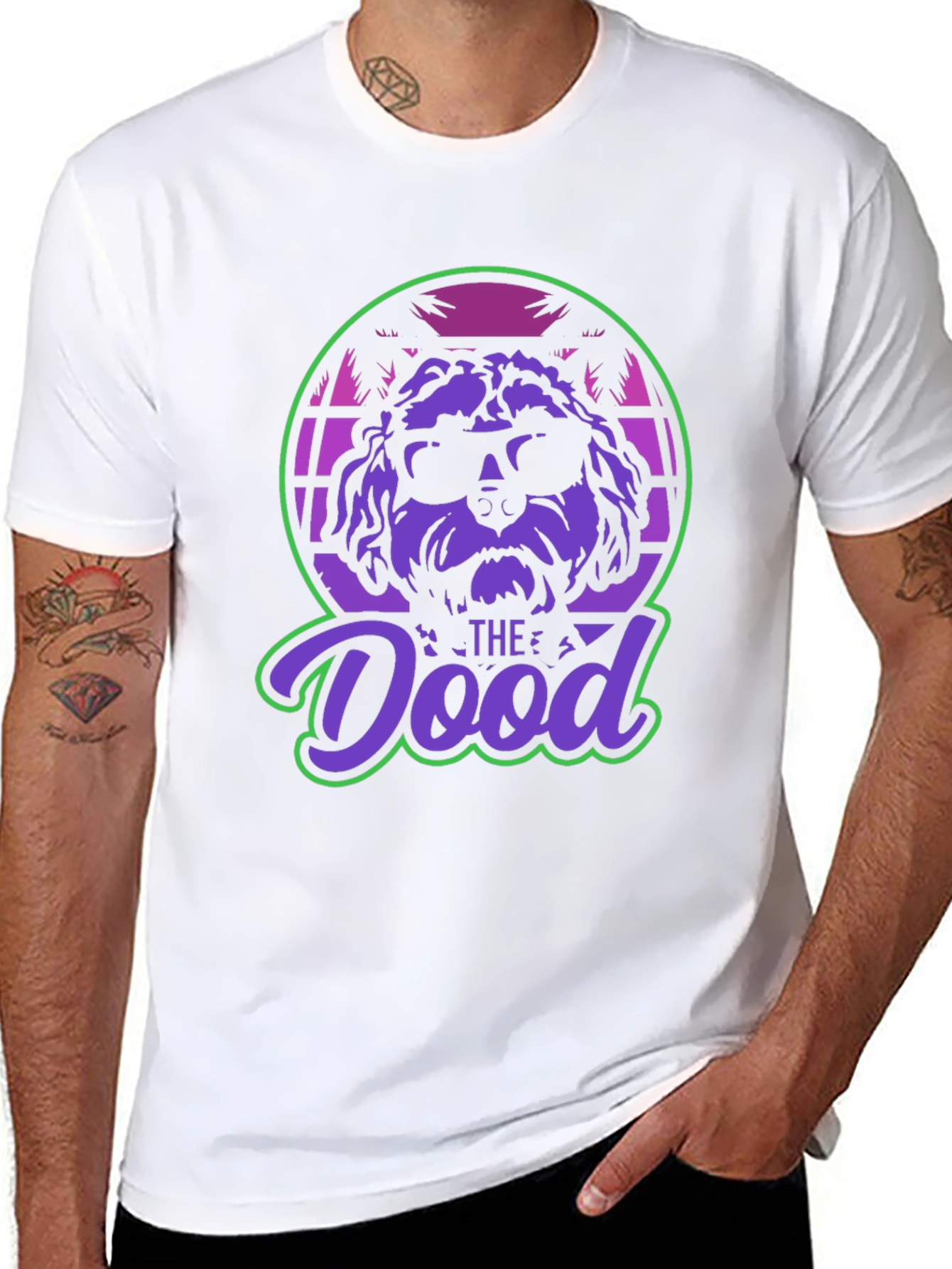 The Dood T-Shirt - Retro Style Dog Design