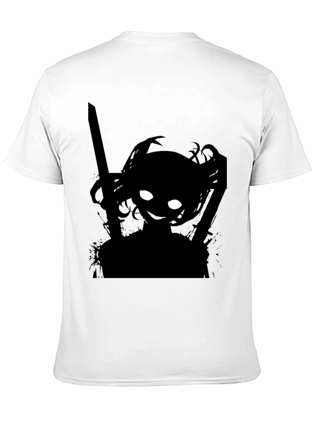 Shadow Anime Girl T-Shirt - Edgy Streetwear