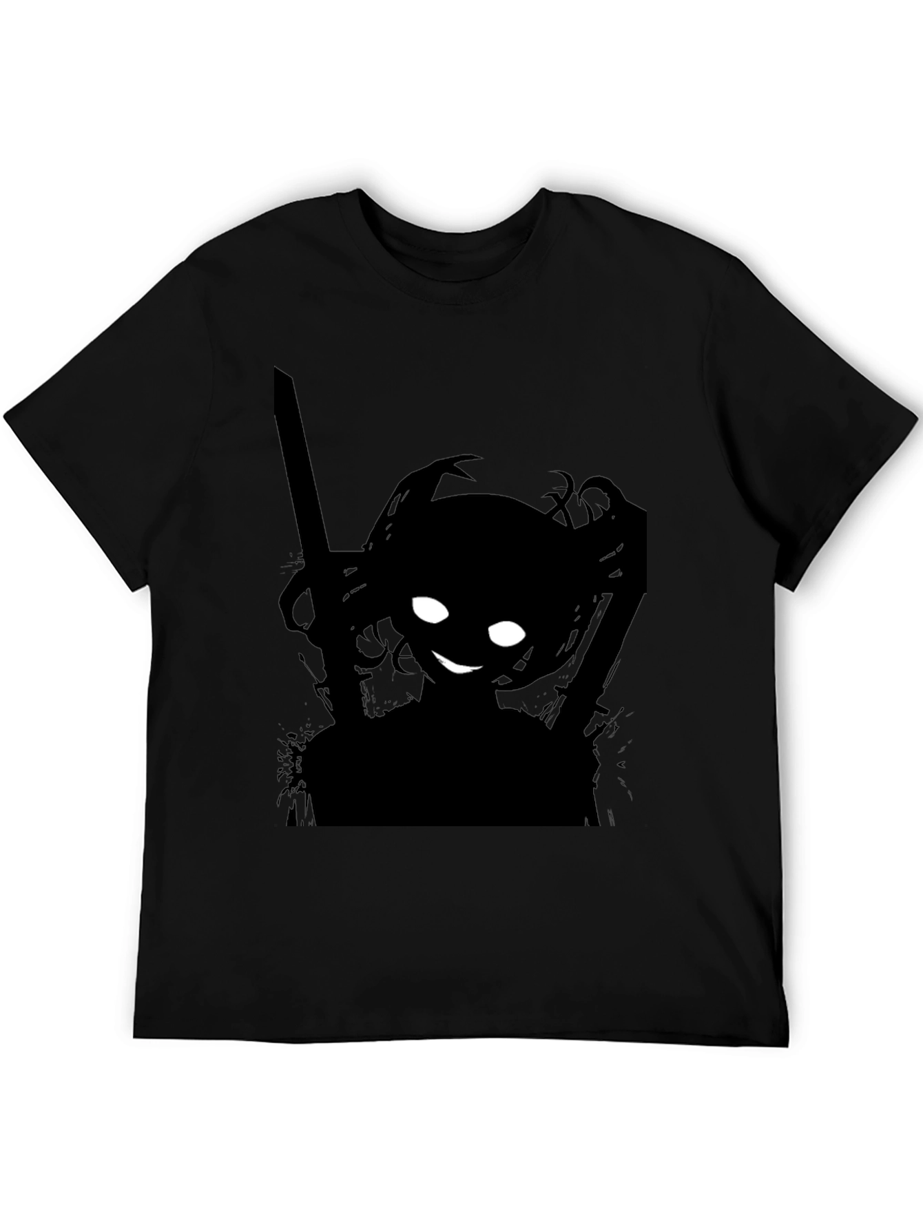 Shadow Anime Girl T-Shirt - Edgy Streetwear