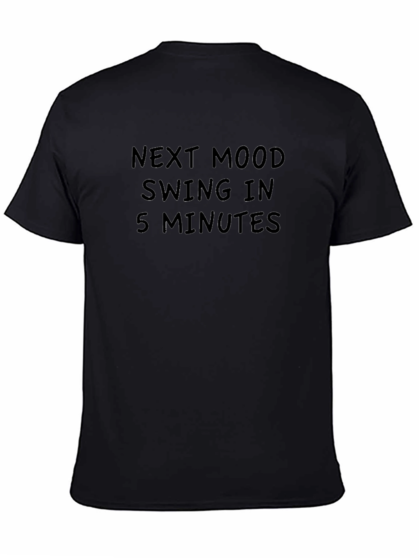 Mood Swing T-Shirt - Black Funny Tee