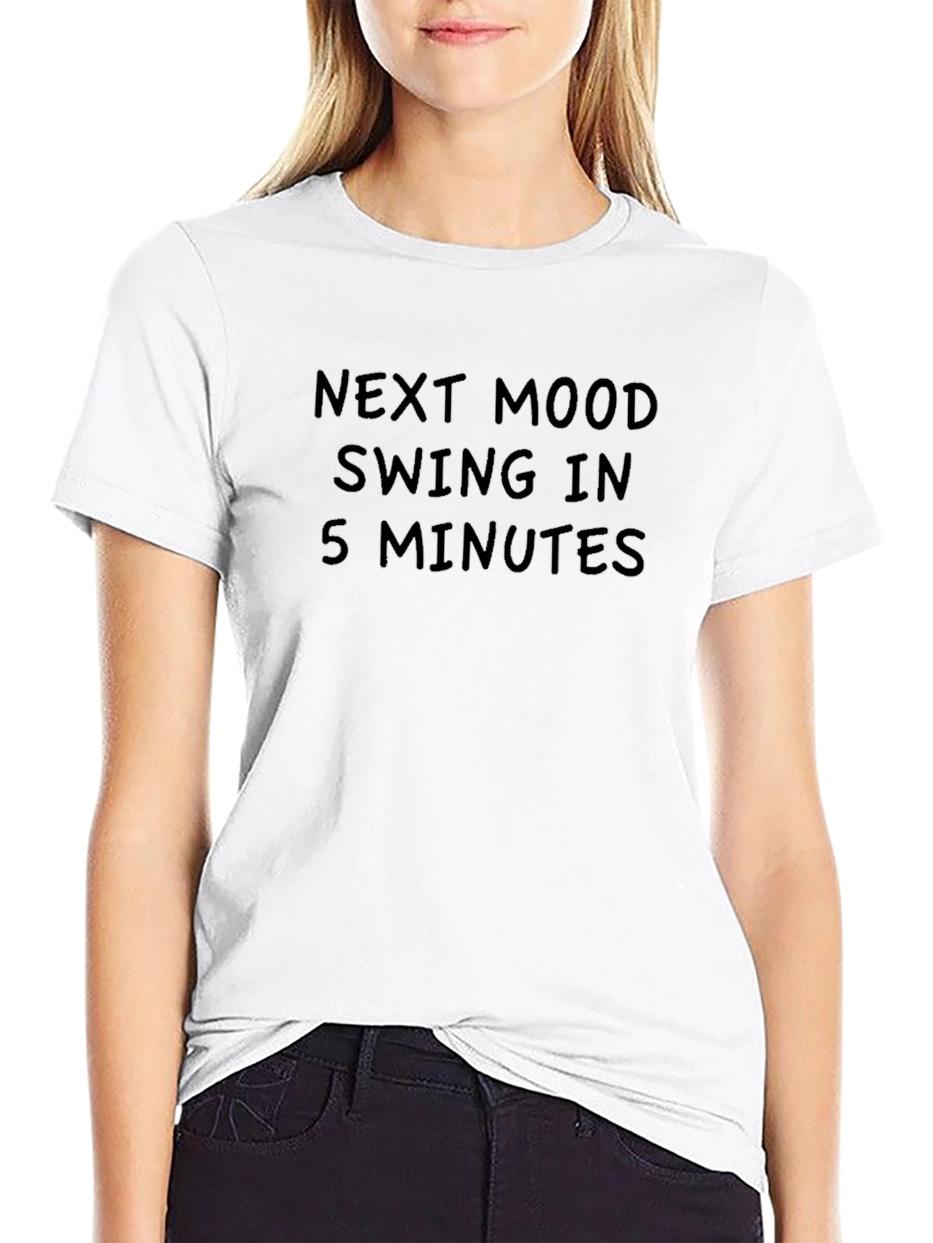Mood Swing T-Shirt - Black Funny Tee