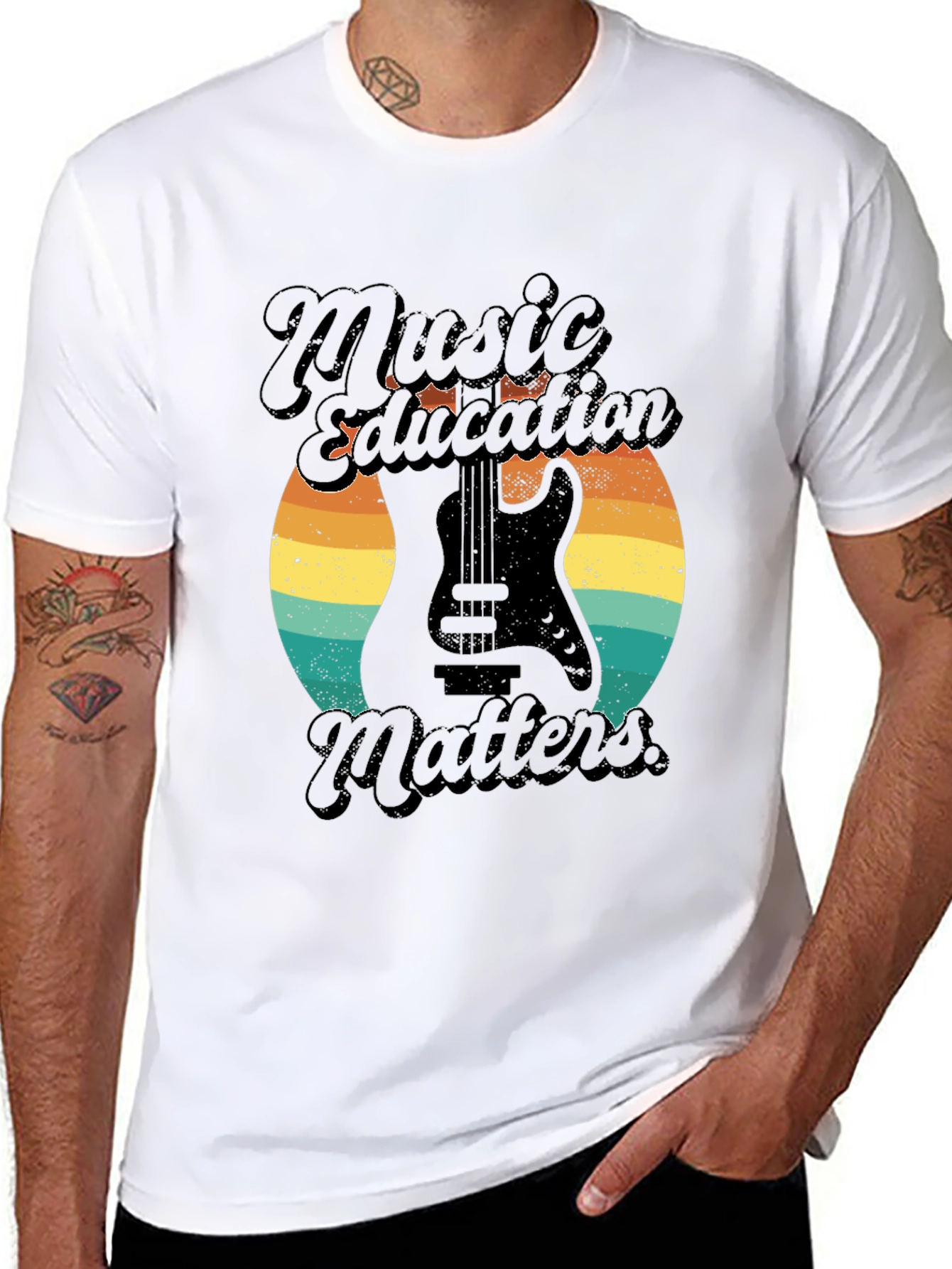 Music Education Matters Black Graphic Tee