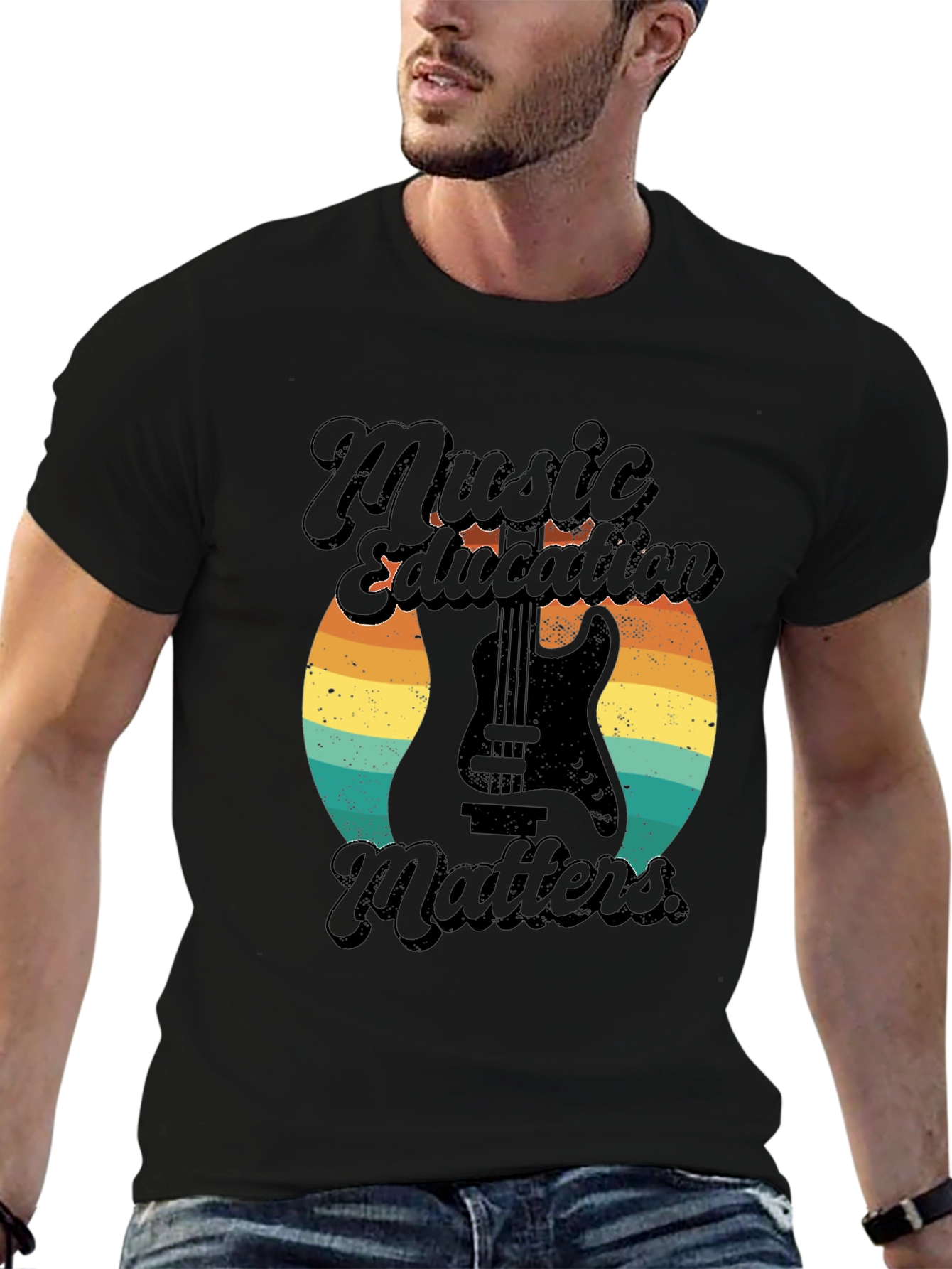 Music Education Matters Black Graphic Tee