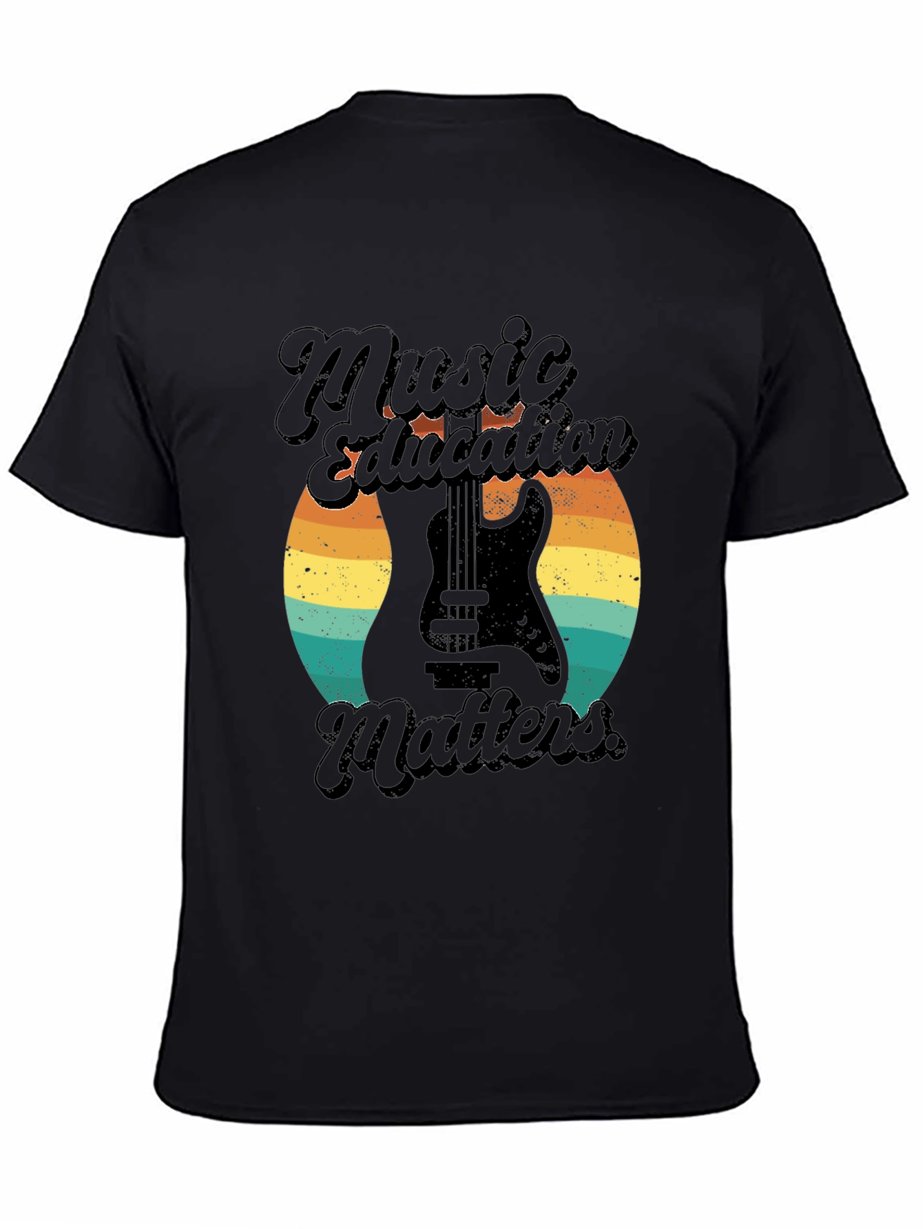 Music Education Matters Black Graphic Tee