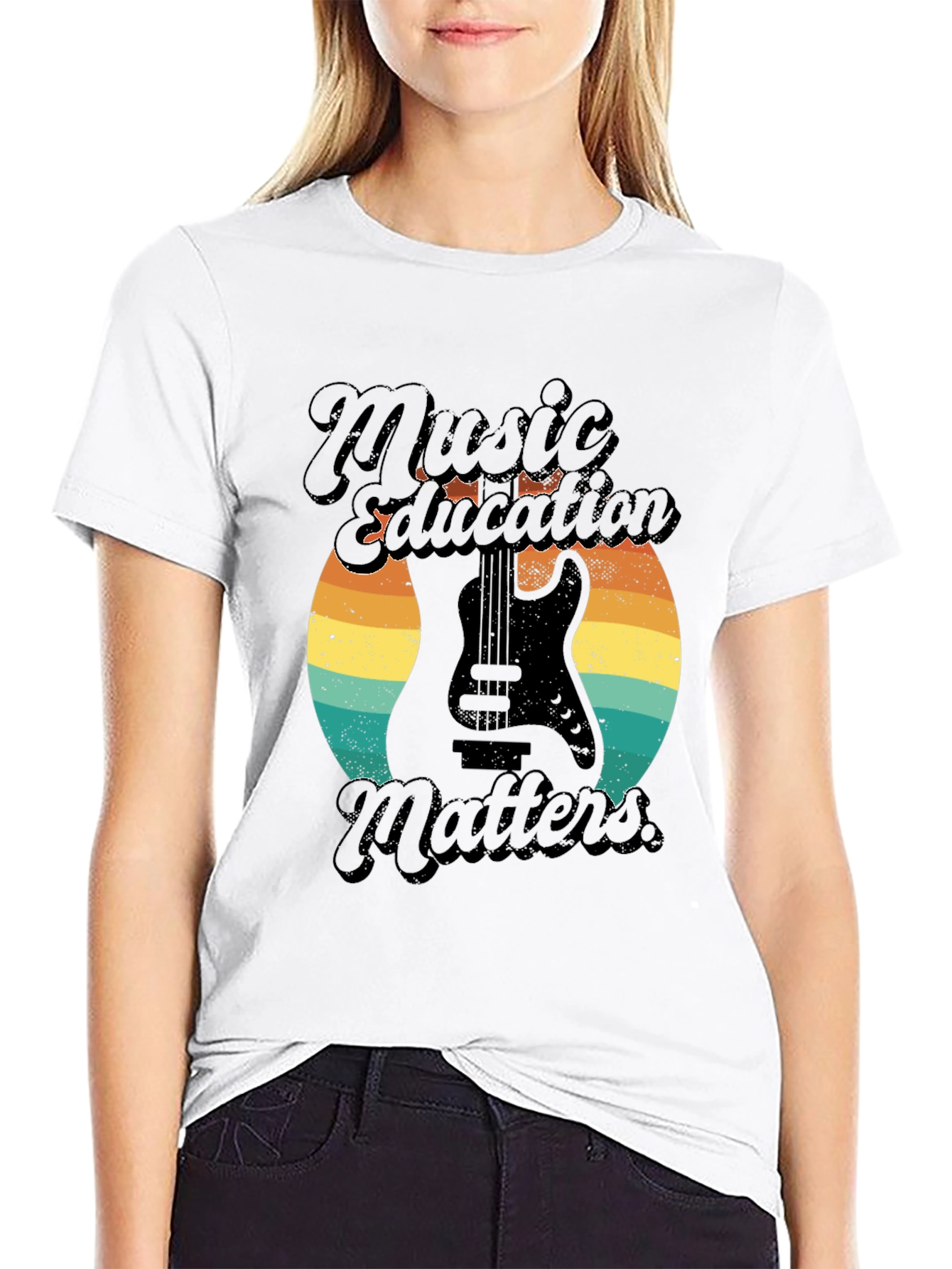 Music Education Matters Black Graphic Tee