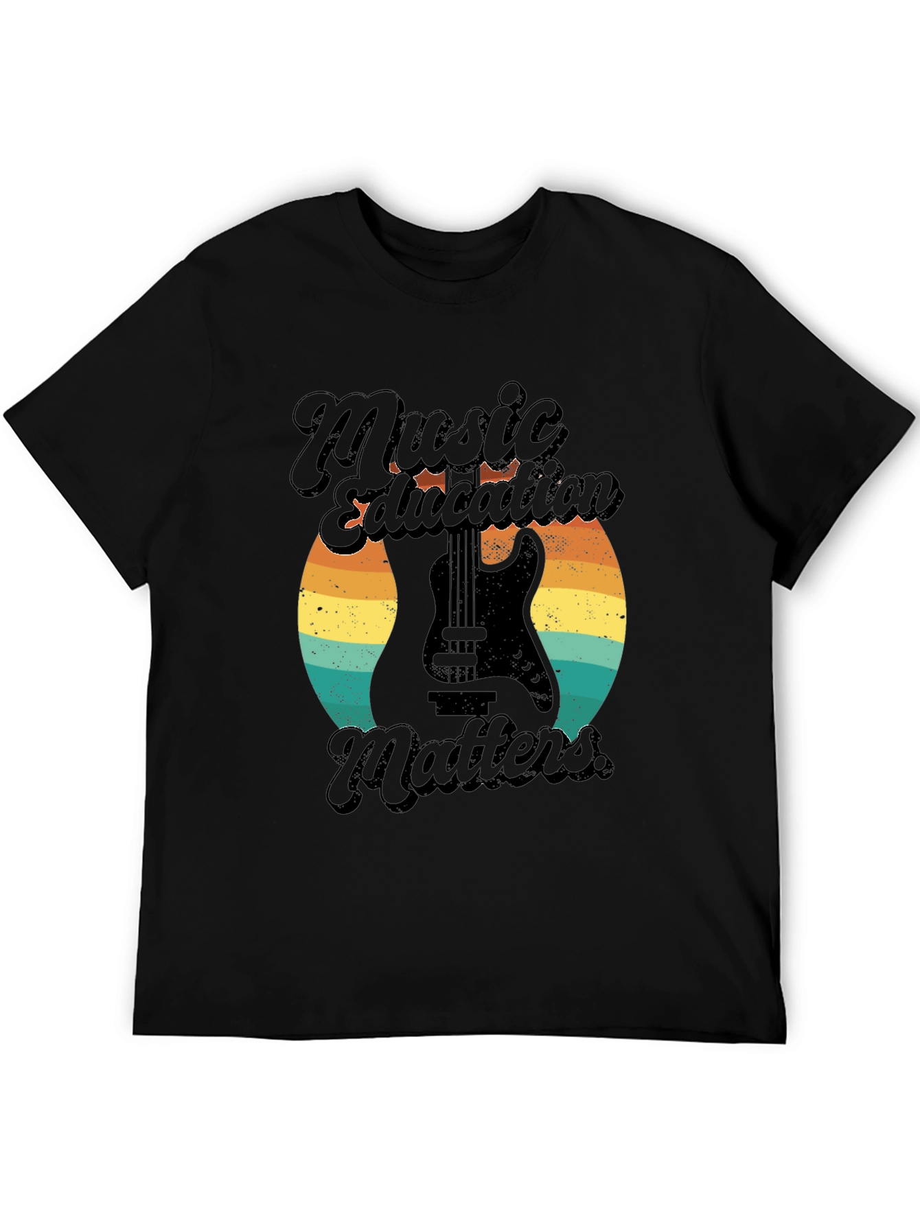 Music Education Matters Black Graphic Tee