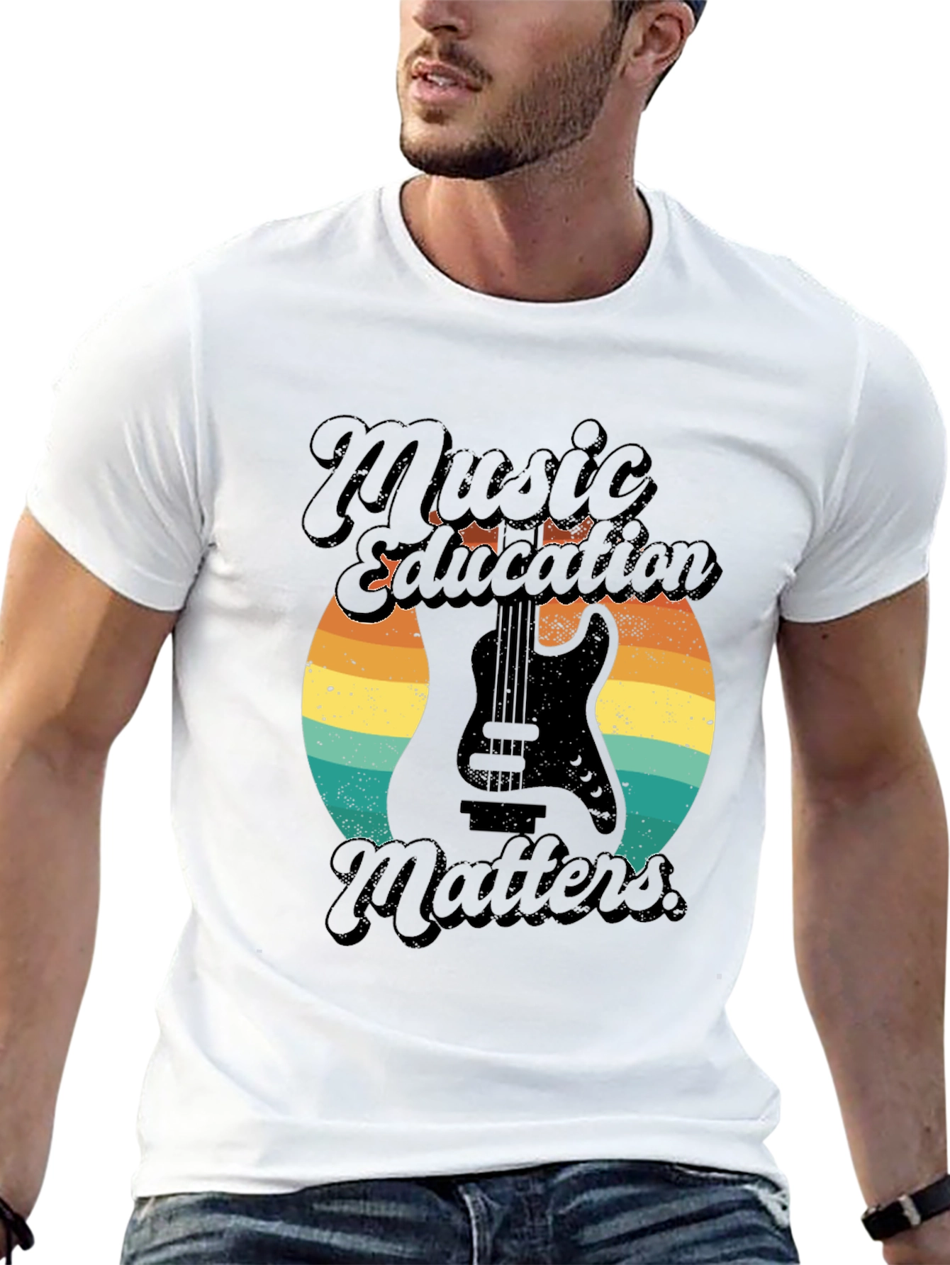 Music Education Matters Black Graphic Tee