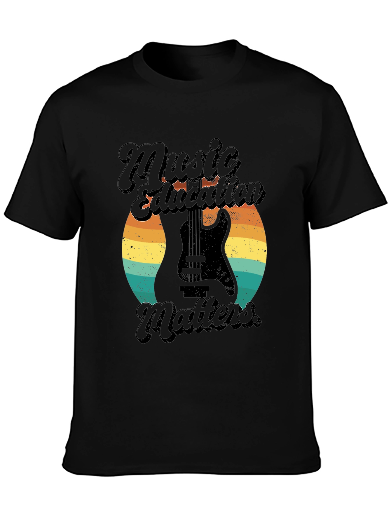 Music Education Matters Black Graphic Tee
