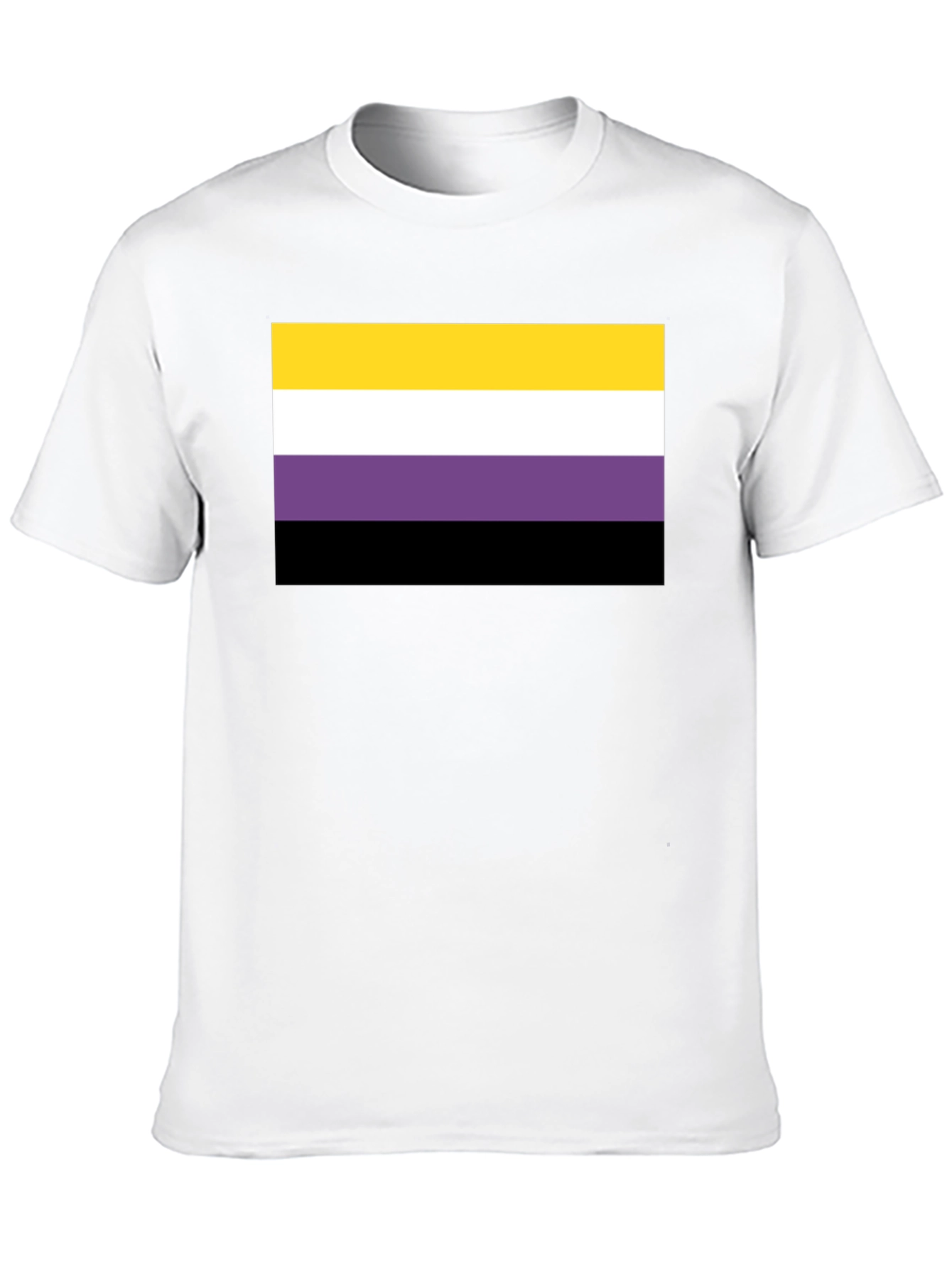 Nonbinary Pride Flag Graphic Tee - Unisex