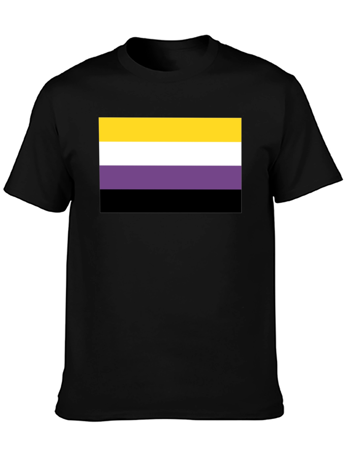 Nonbinary Pride Flag Graphic Tee - Unisex