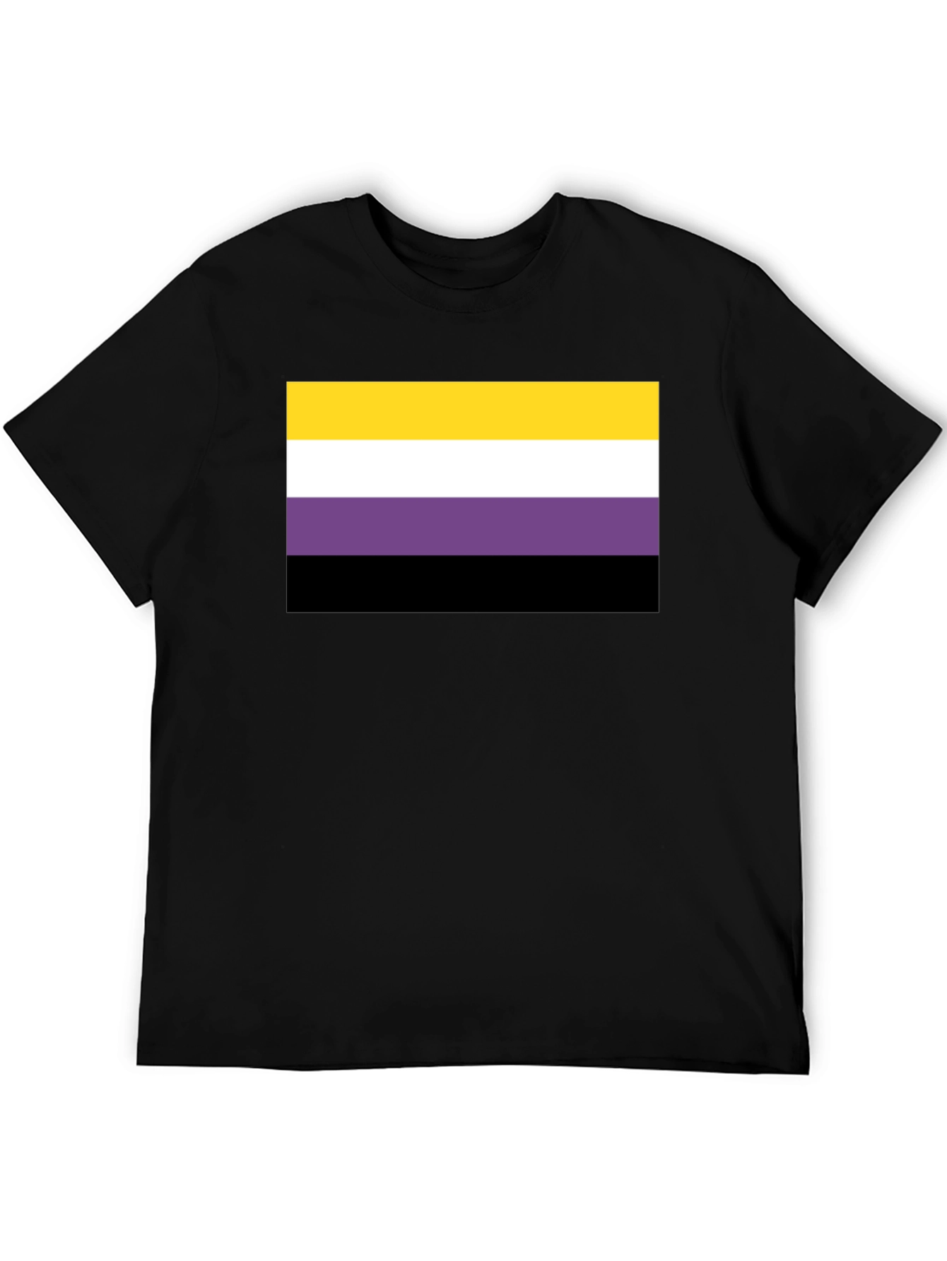 Nonbinary Pride Flag Graphic Tee - Unisex