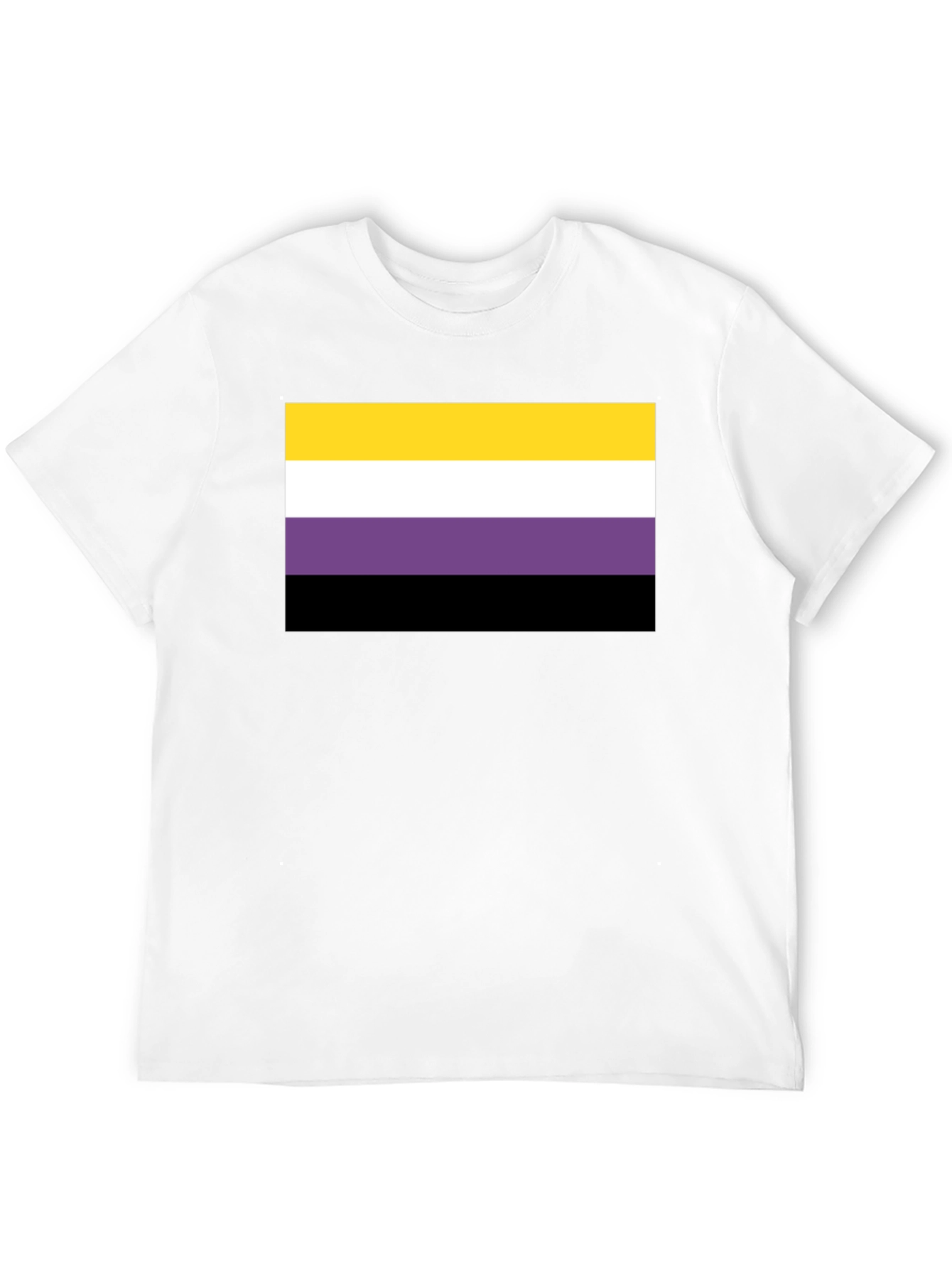 Nonbinary Pride Flag Graphic Tee - Unisex