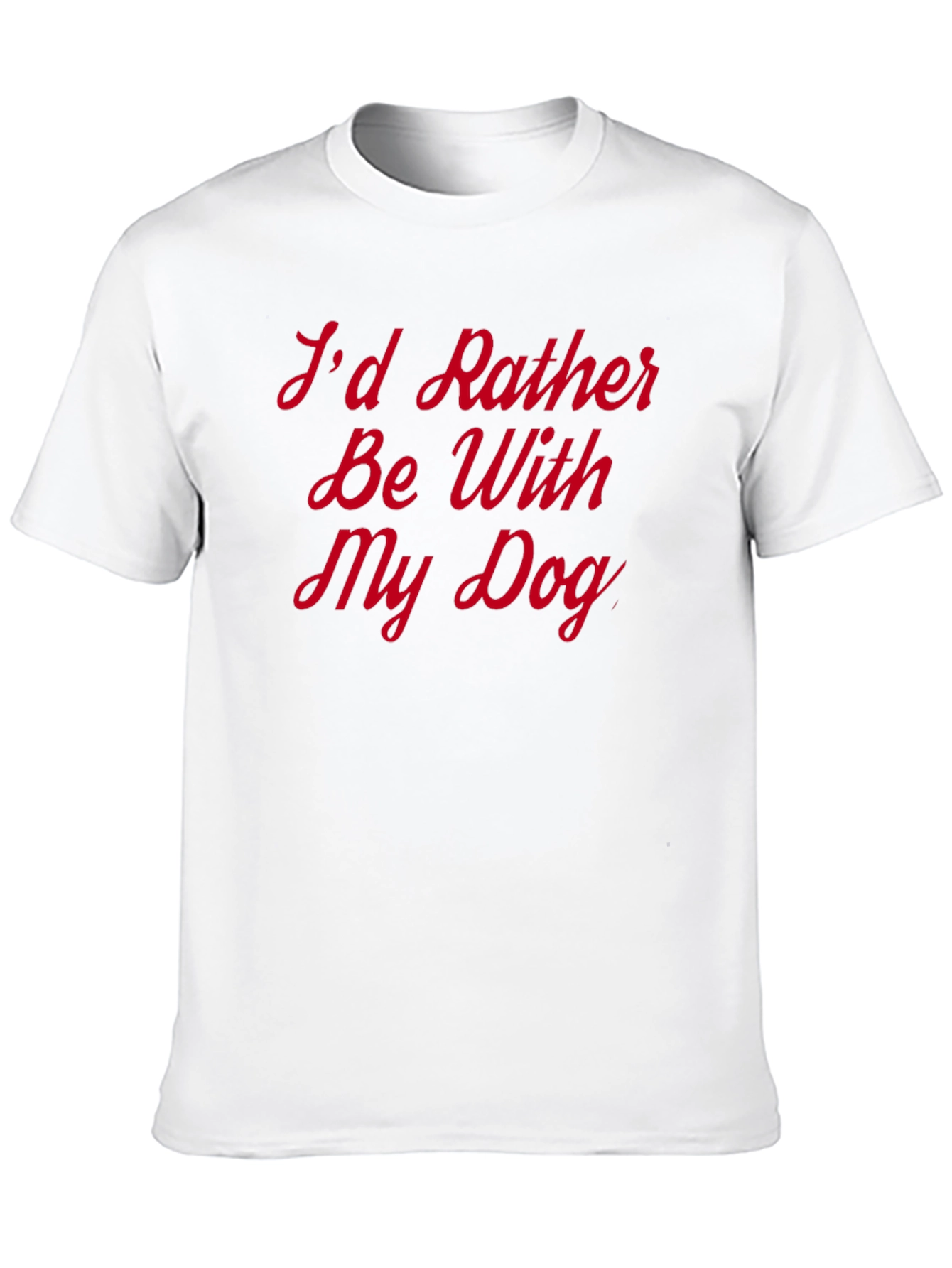 Id Rather Be With My Dog Graphic Tee