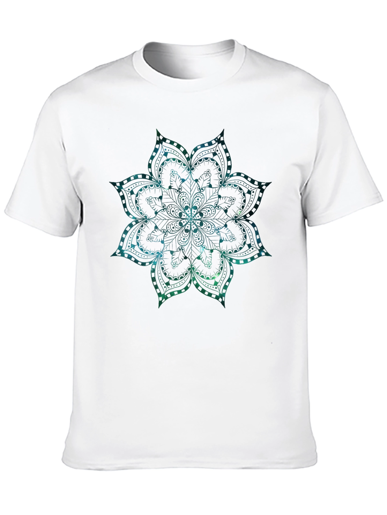 Galaxy Mandala Black T-Shirt