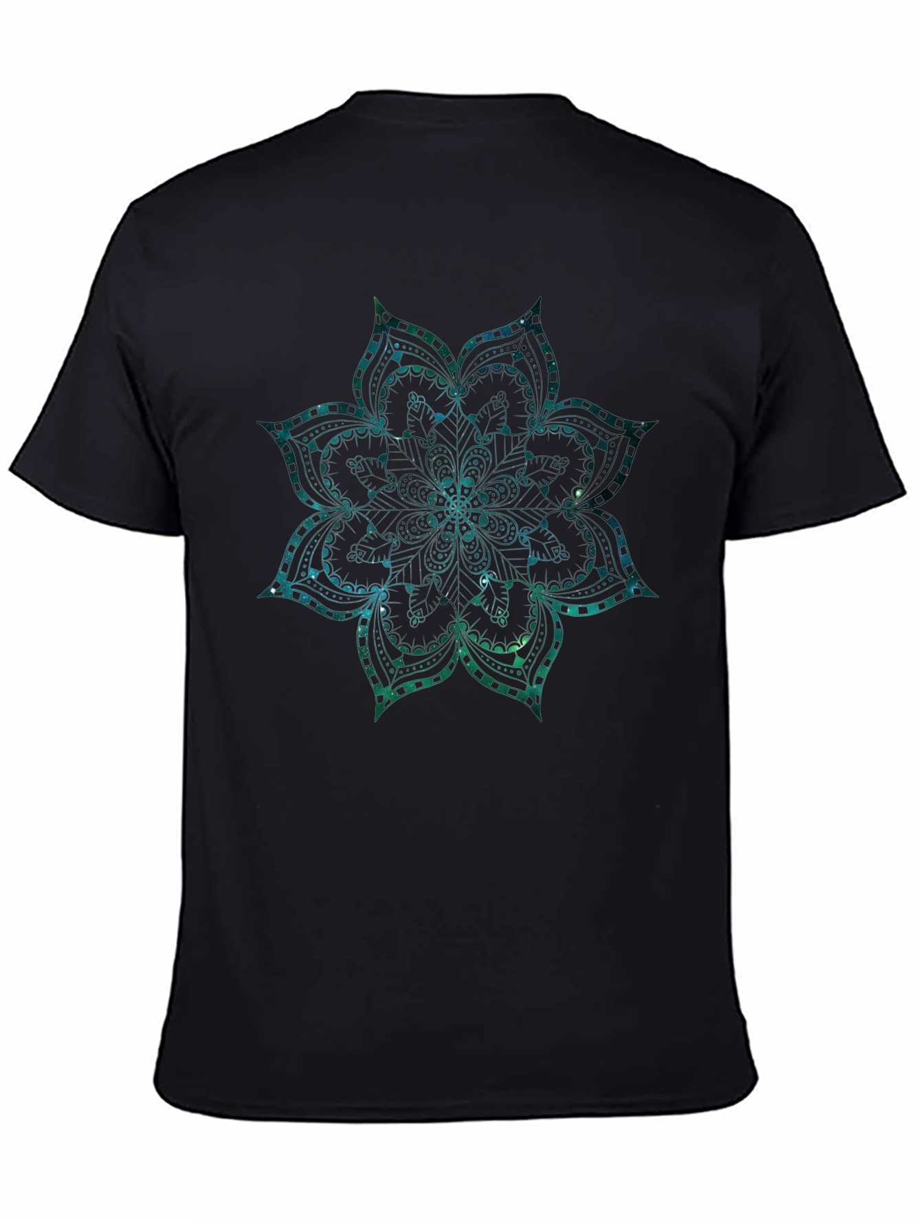 Galaxy Mandala Black T-Shirt
