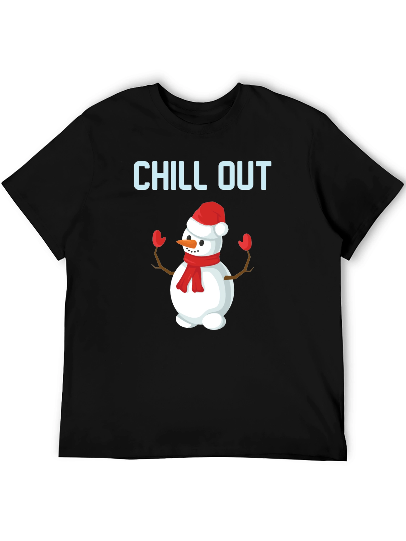 Chill Out Snowman Graphic Tee