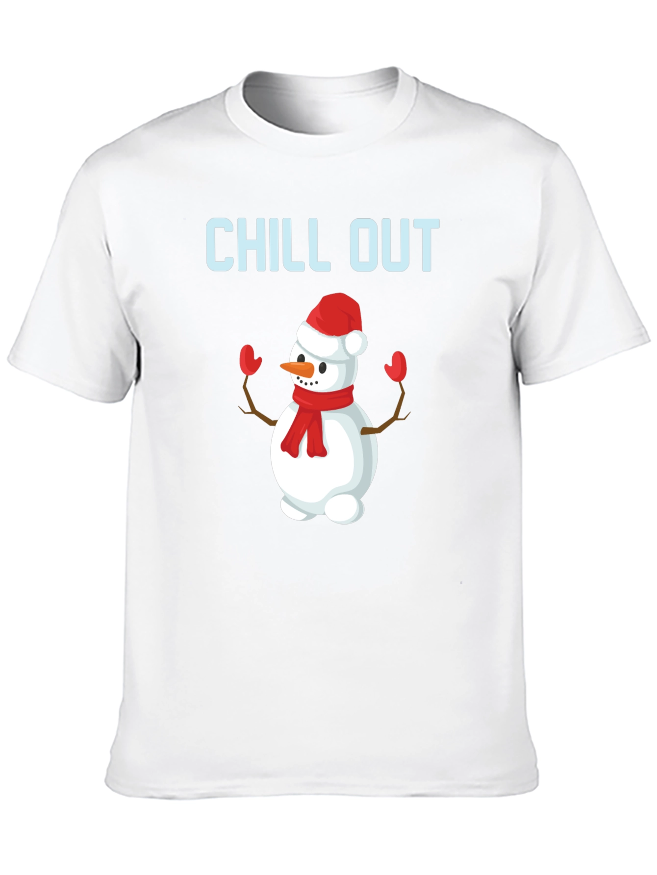 Chill Out Snowman Graphic Tee