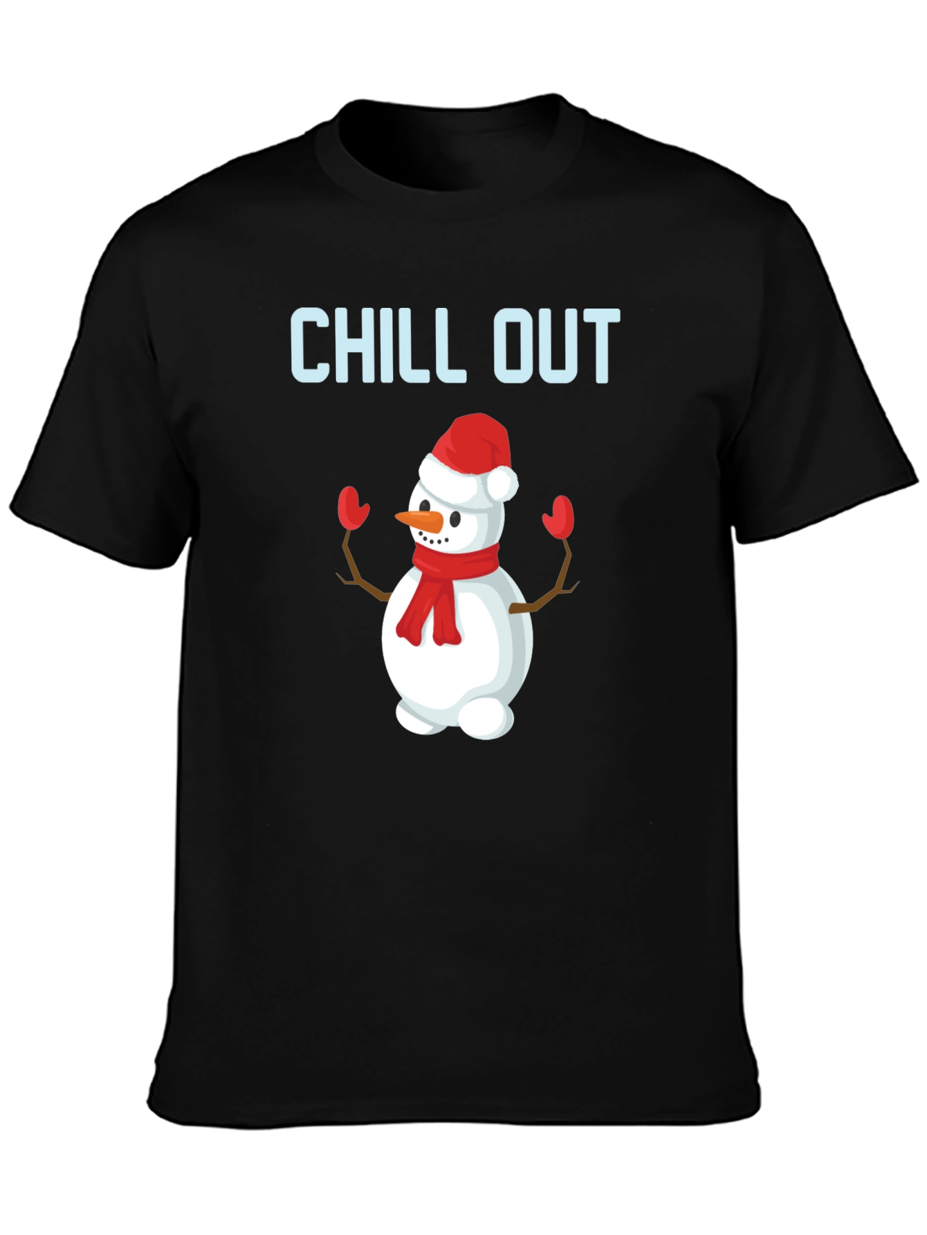Chill Out Snowman Graphic Tee