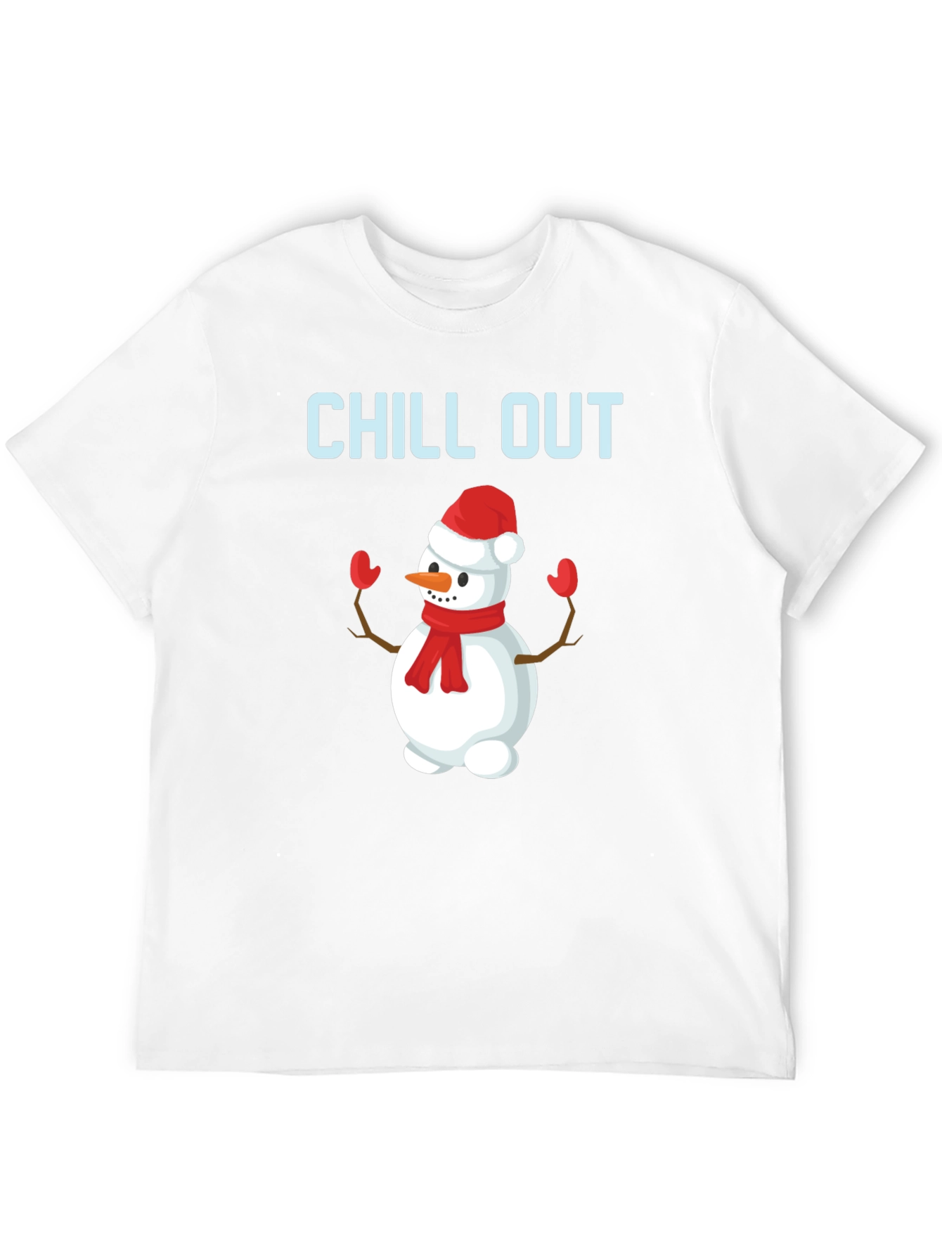 Chill Out Snowman Graphic Tee