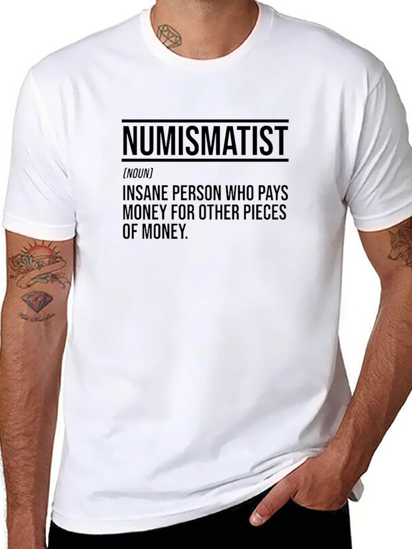 Numismatist Definition T-Shirt - Coin Collector Gift