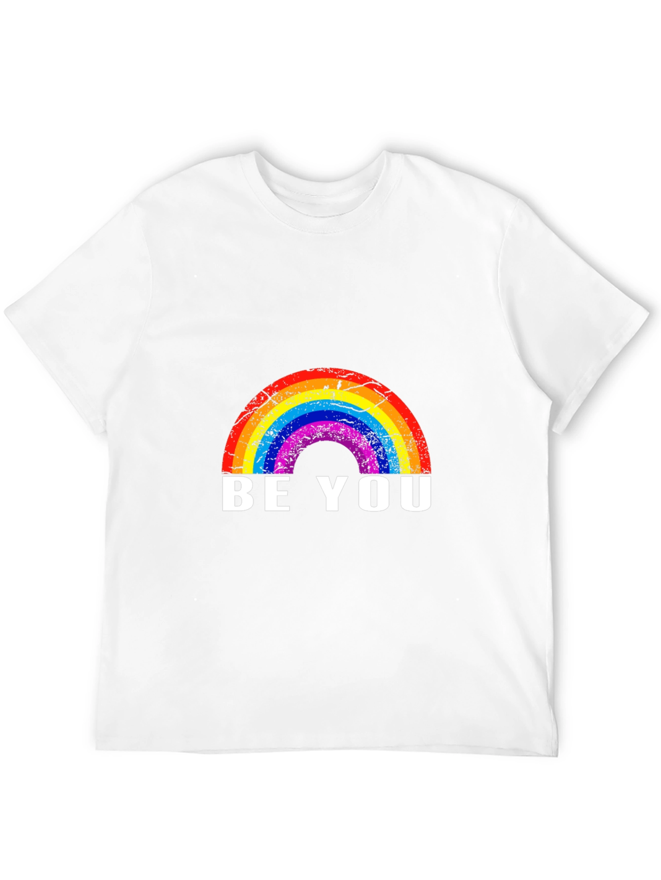 Rainbow Be You Black T-Shirt - Pride Apparel