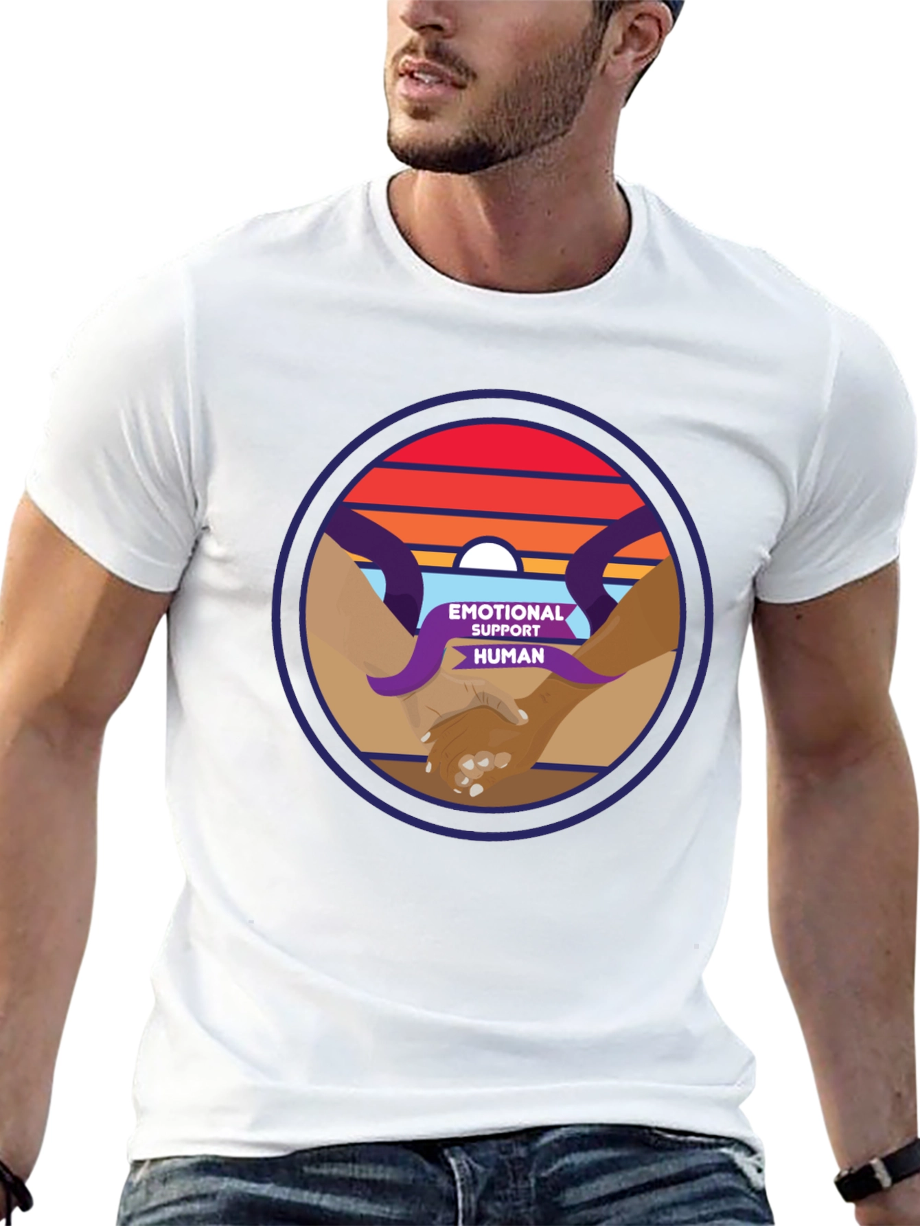 Emotional Support Human Graphic Tee