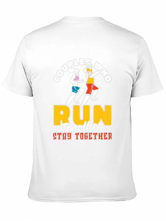 Couples Who Run Together T-Shirt