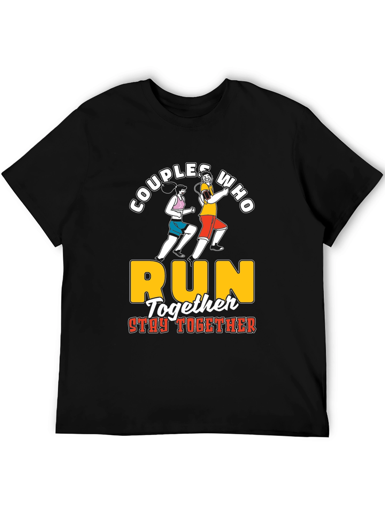 Couples Who Run Together T-Shirt