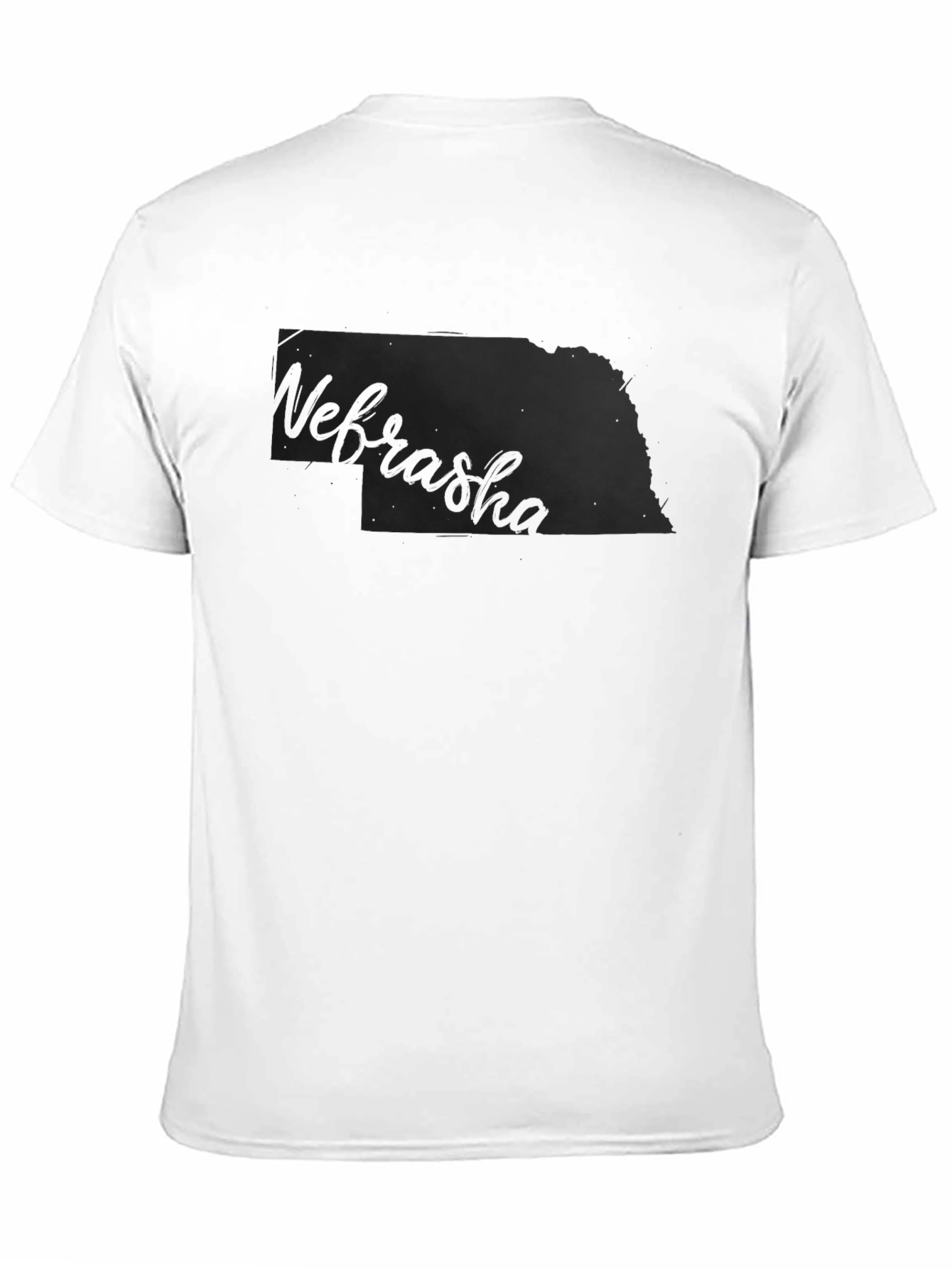 Nebraska State Outline Graphic Tee