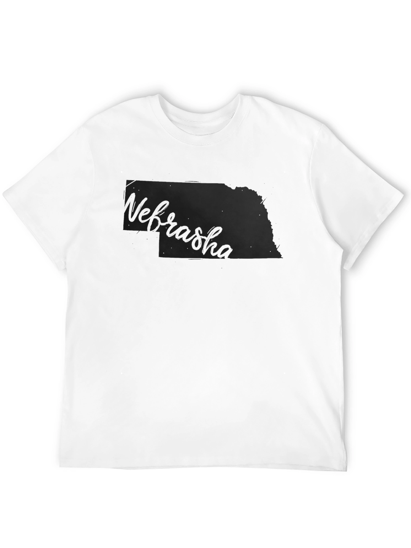 Nebraska State Outline Graphic Tee