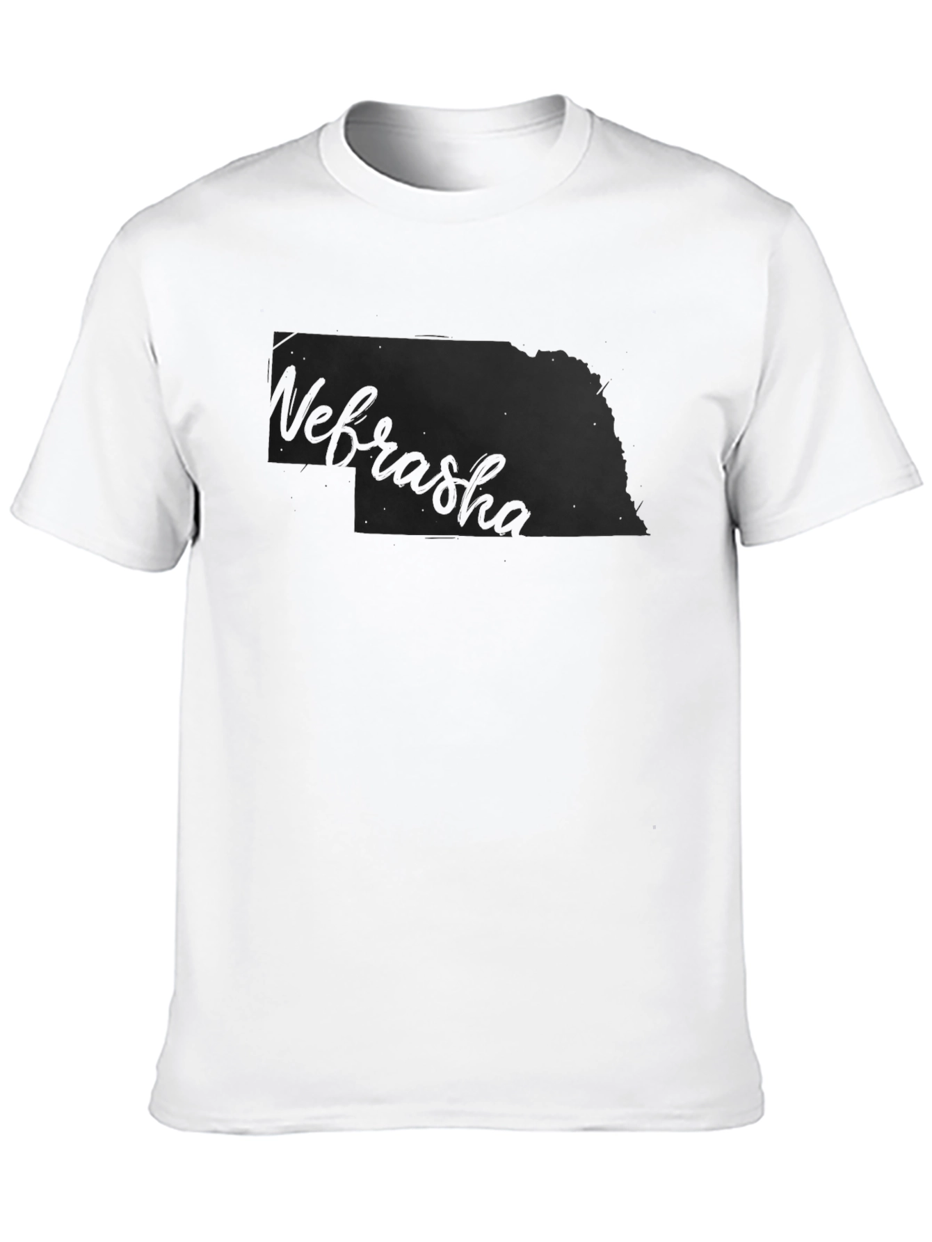 Nebraska State Outline Graphic Tee
