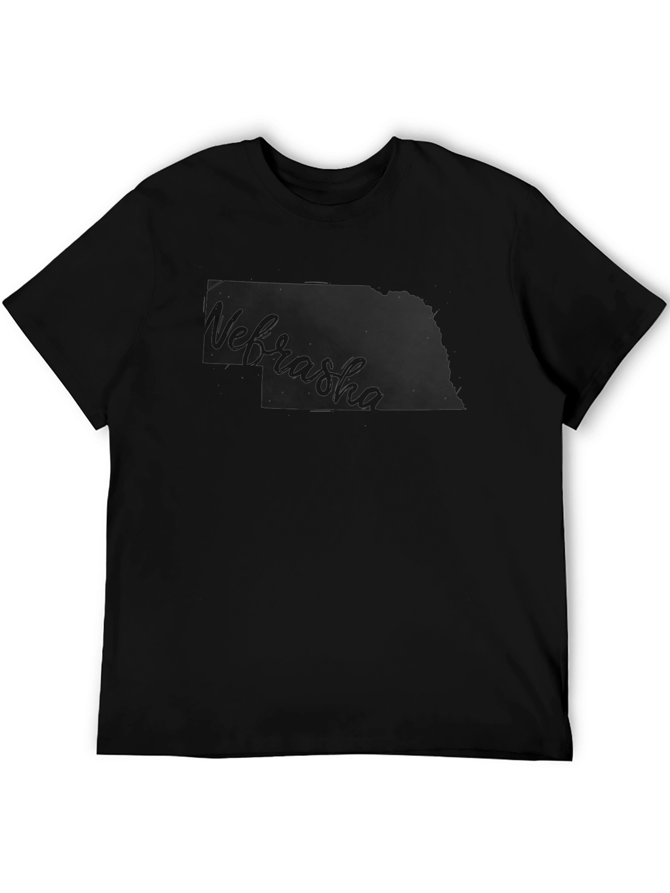 Nebraska State Outline Graphic Tee