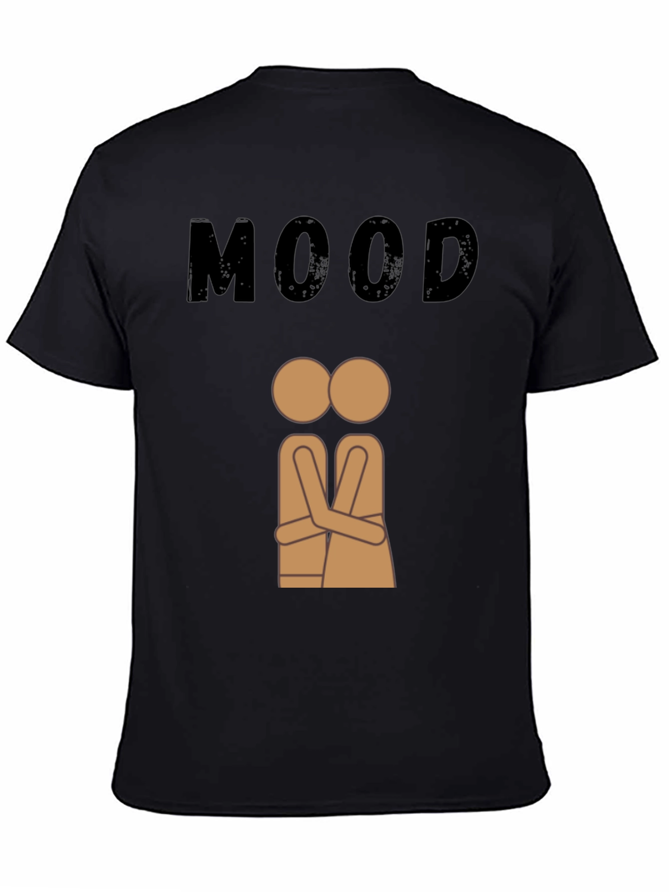 Moody Hugging Figures Black T-Shirt