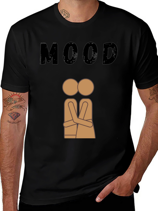 Moody Hugging Figures Black T-Shirt