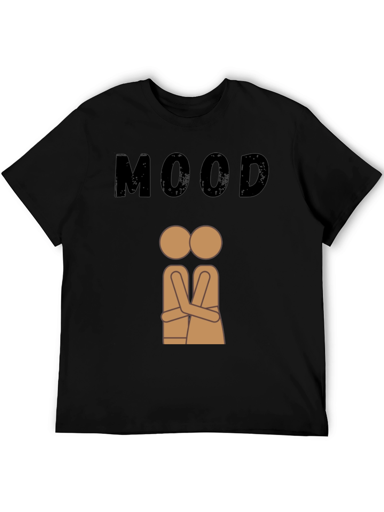 Moody Hugging Figures Black T-Shirt