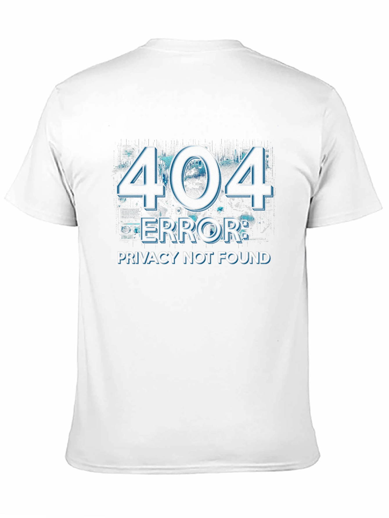 404 Error Privacy Not Found Black T-Shirt